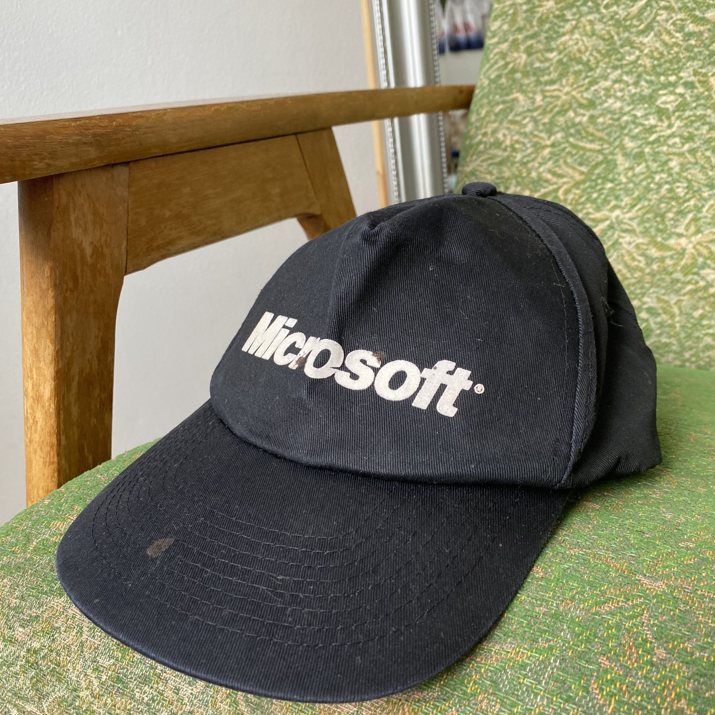 Microsoft Vintage 80-90s Mocrosoft Cap dad hat Y2K streetwear Size ONE SIZE - 8 Thumbnail