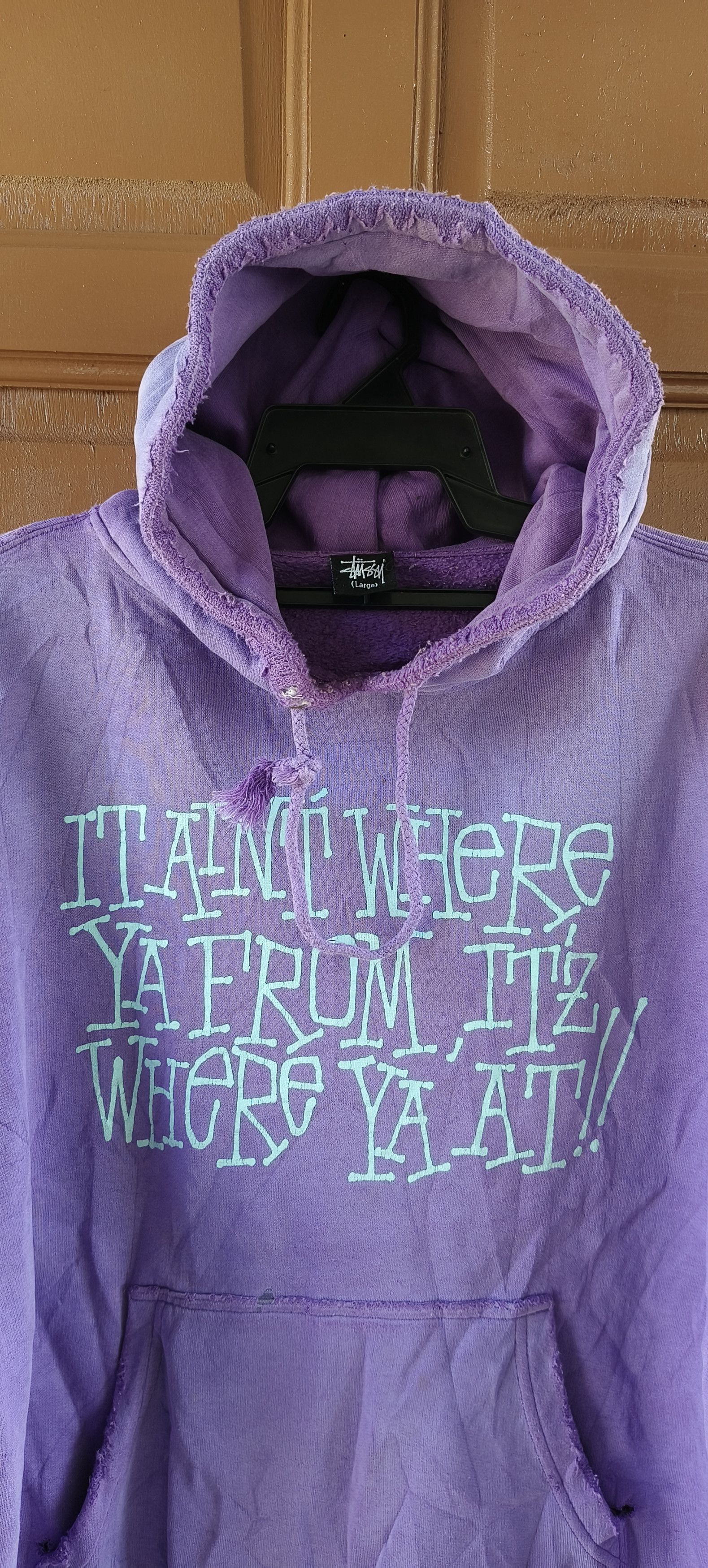 Japanese Brand × Stussy Stussy sweatshirt hodie very Distressed but rare Size US L / EU 52-54 / 3 - 3 Thumbnail
