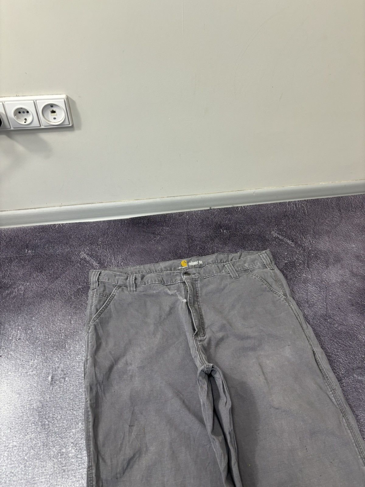 Carhartt Vintage Carhartt USA Workwear Gray Baggy Carpenter Pants Size US 42 / EU 58 - 10 Thumbnail