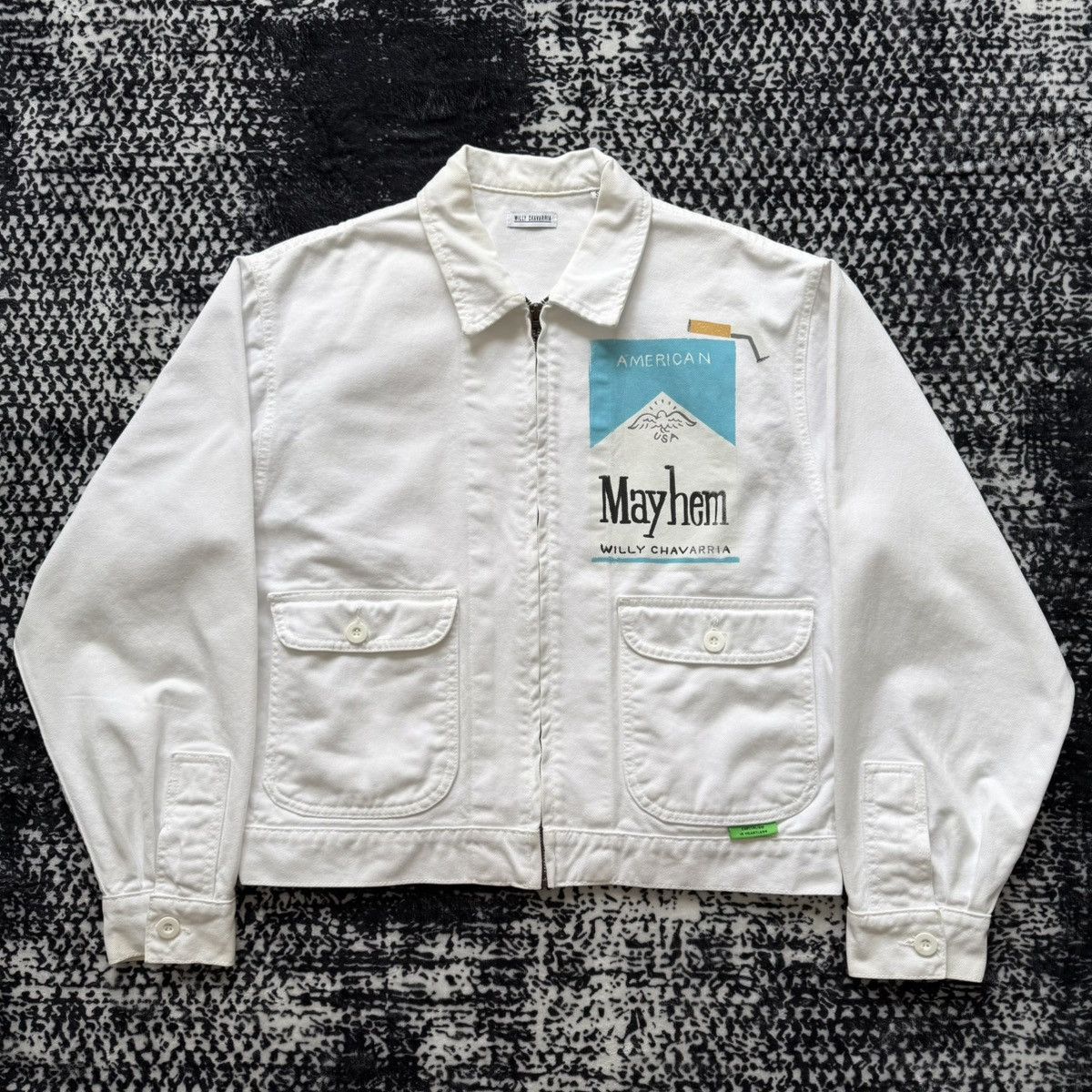 SS18 Willy Chavarria American Mayhem Caguama Jacket