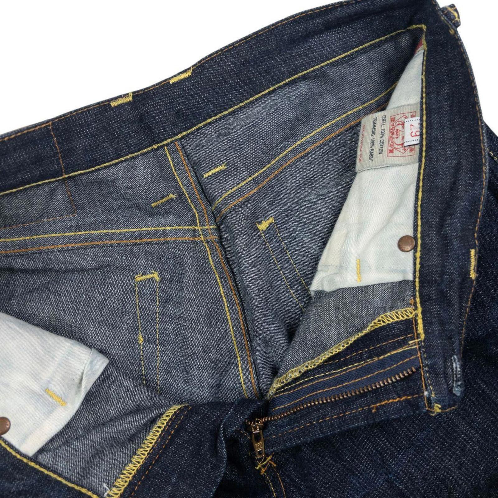 Evisu Vintage Evisu Double Fur Gull Japanese Denim Jeans Size W29 Size US 29 - 5 Thumbnail