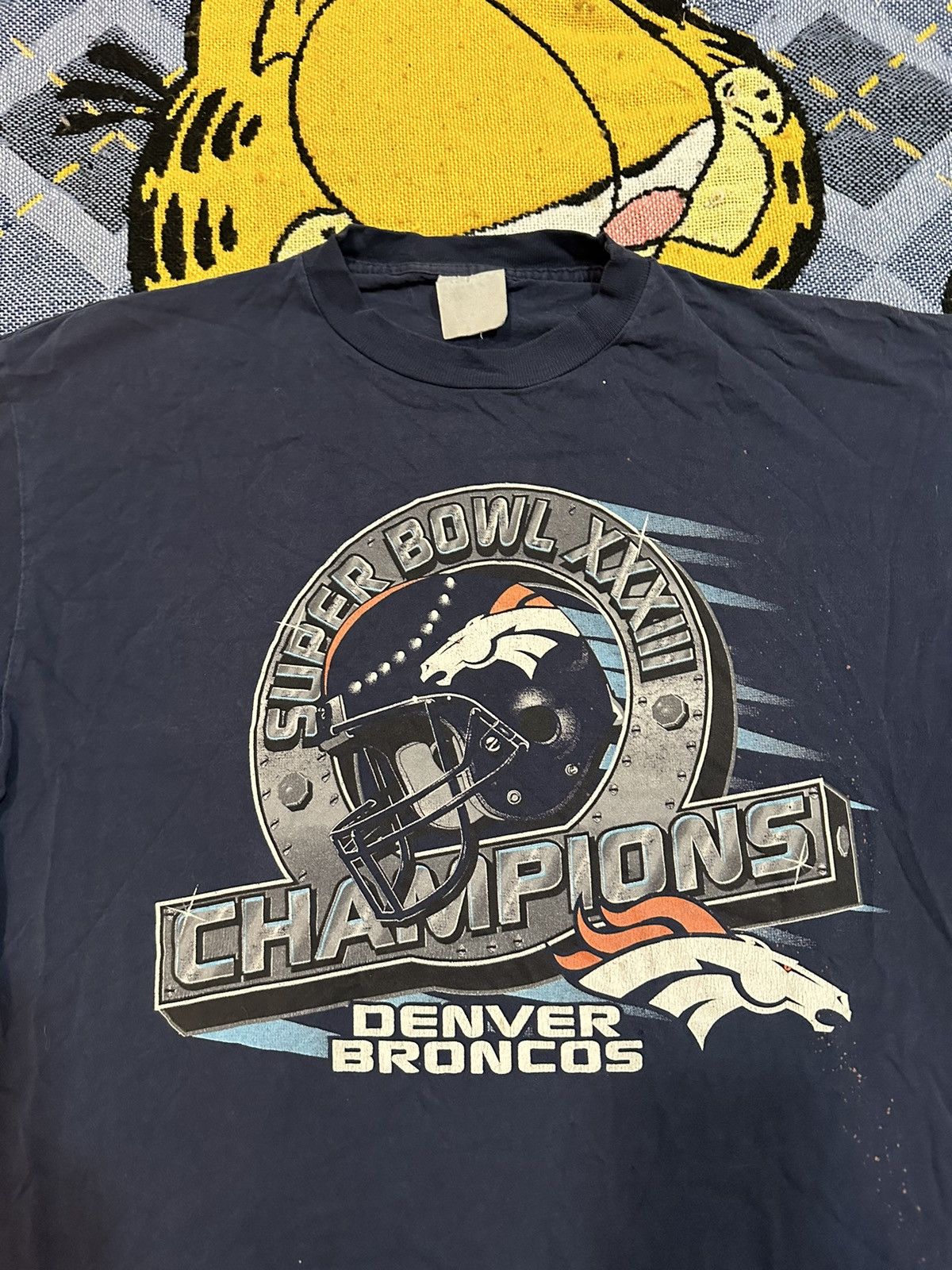 NFL Vintage Denver Broncos Super-Bowl Champions Shirt Size US XL / EU 56 / 4 - 2 Thumbnail