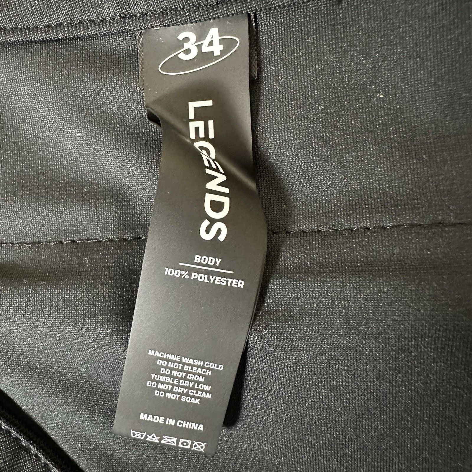 Other Legends Aviation Athletic Pants Mens 34 (33x29) Black Casual Size US 33 - 2 Thumbnail