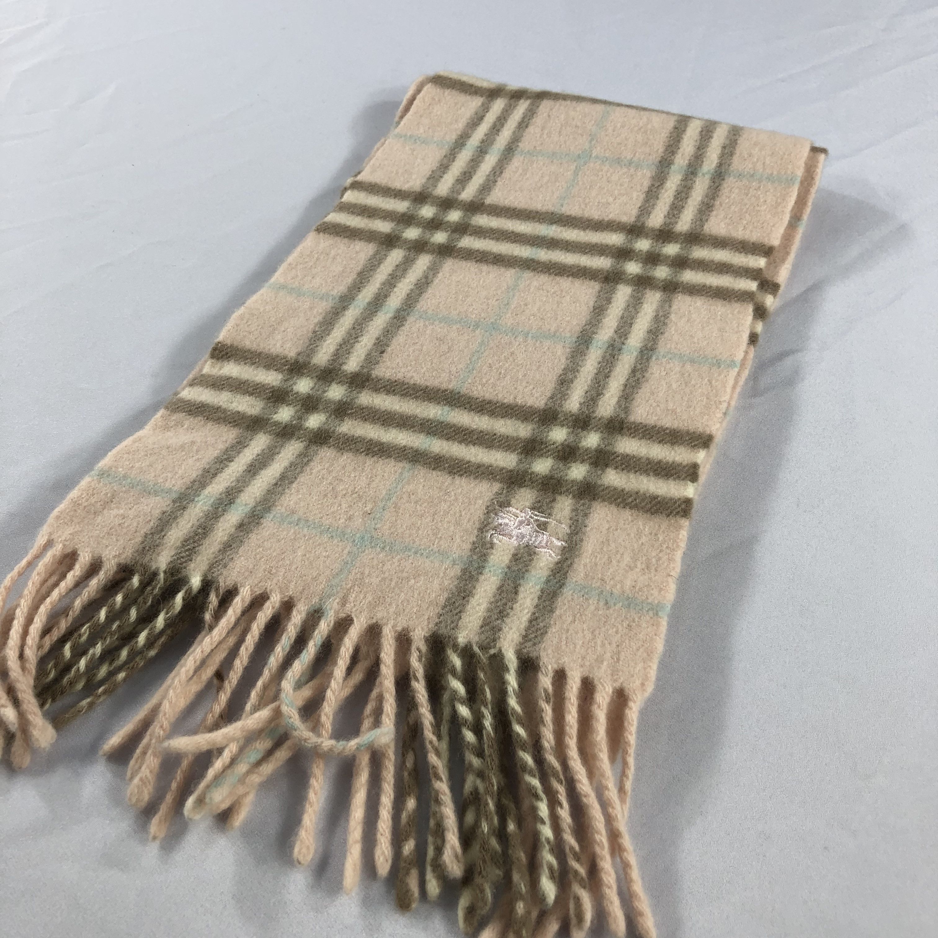Burberry Burberry Nova Check Cashmere Merino Scarf Muffler V1050 Size ONE SIZE - 3 Thumbnail
