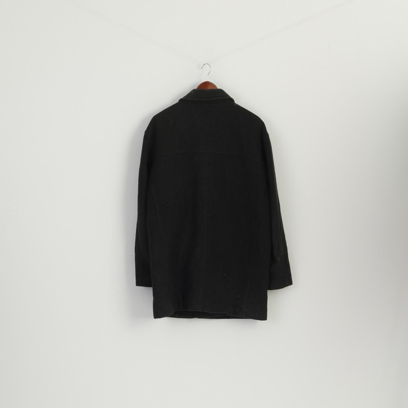 Chevrolet Chevy Men 48 M Coat Gray Vintage Wool 2538 Size US M / EU 48-50 / 2 - 7 Thumbnail