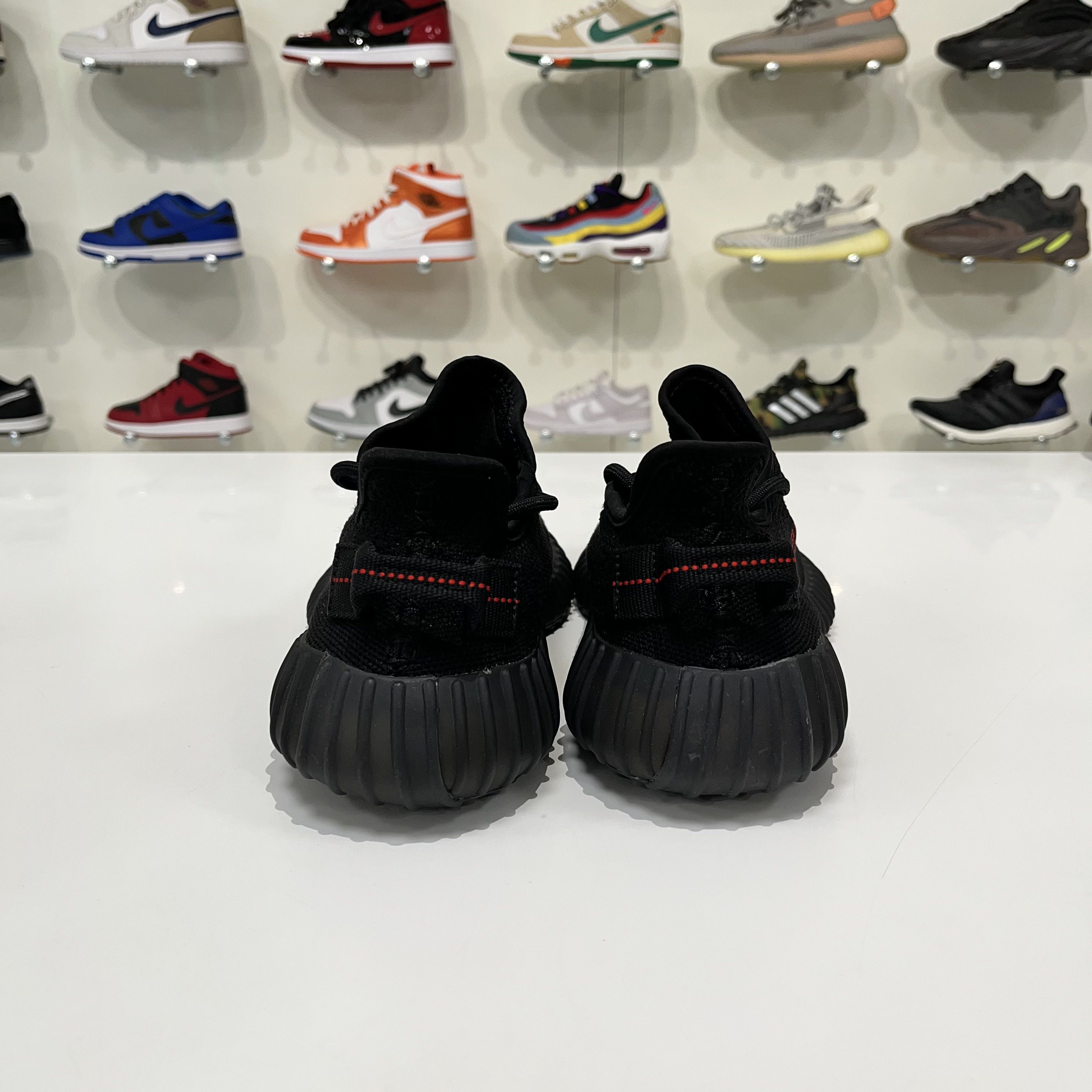 Adidas Adidas Yeezy Boost 350 V2 Black Red Size US 5 / EU 37 - 5 Thumbnail