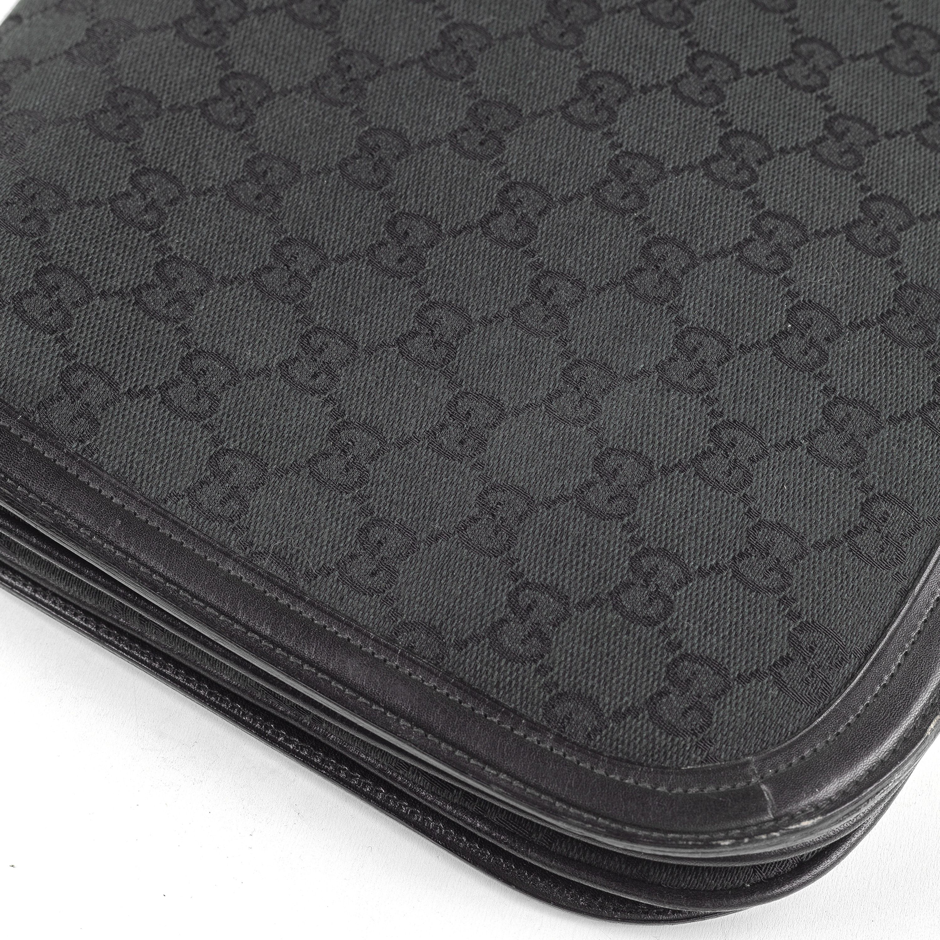 Gucci Gucci Rare 1950’s Black Monogram Vintage Crossbody Bag Size ONE SIZE - 5 Thumbnail