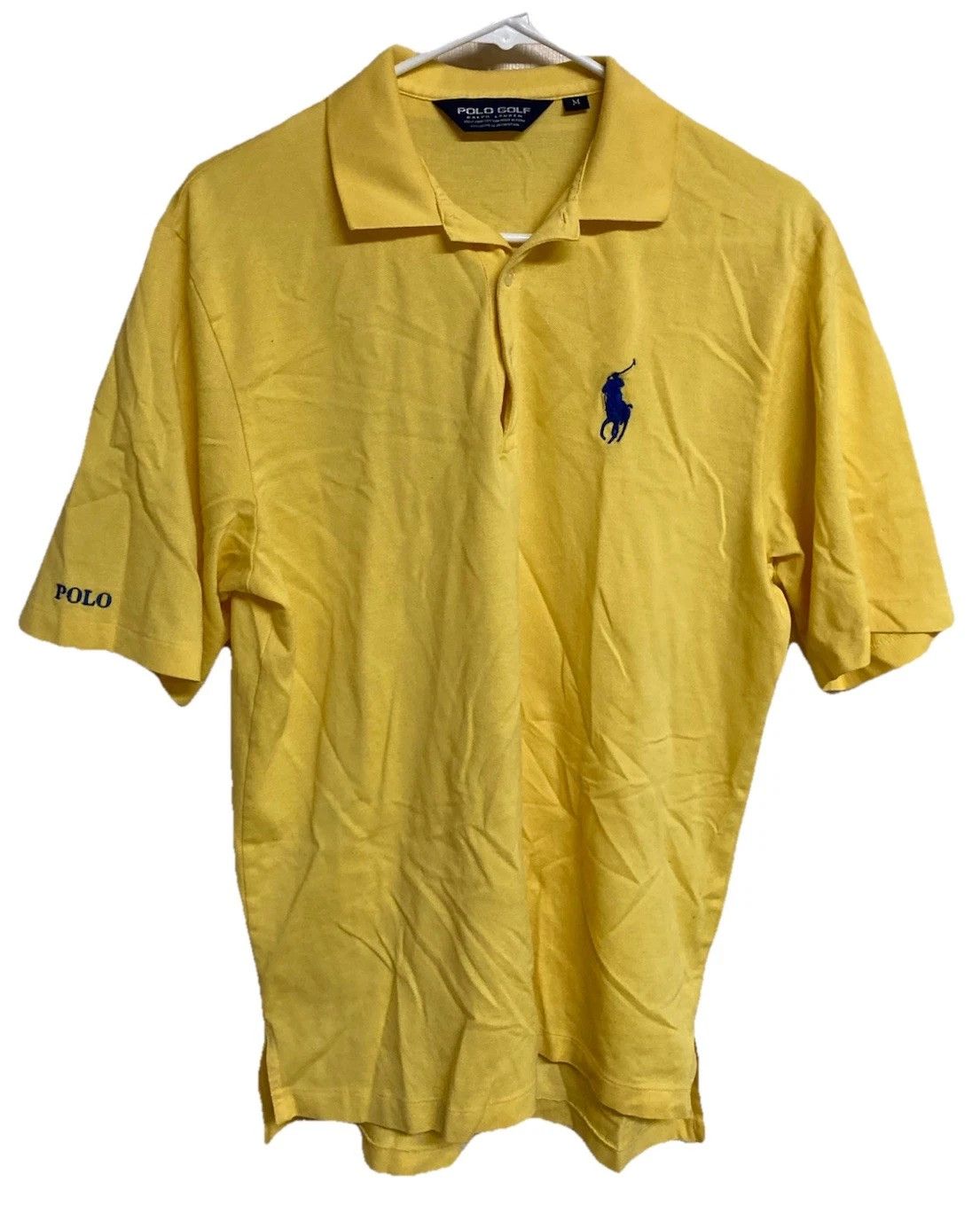 Polo Ralph Lauren VTG Polo Golf Ralph Lauren Polo Big Pony Yellow Sz Med Size US M / EU 48-50 / 2 - 1 Thumbnail