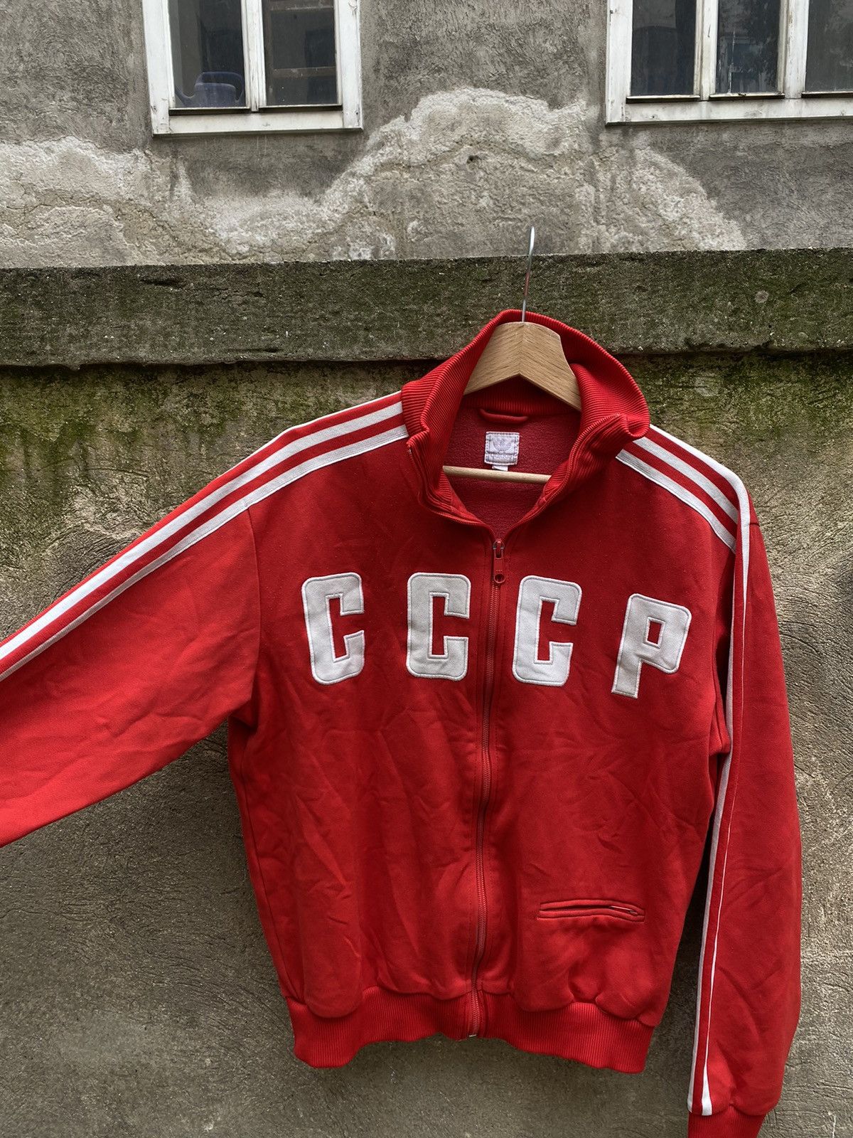 Adidas Vintage Adidas Ussr Y2K Soccer Zip Size US M / EU 48-50 / 2 - 5 Thumbnail