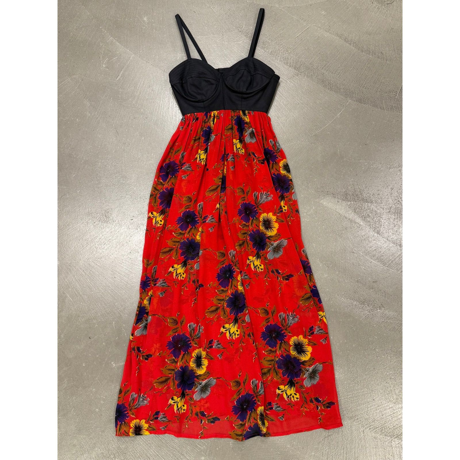 Jean Paul Gaultier 1990s Jean Paul Gaultier corseted floral dress Size M / US 6-8 / IT 42-44 - 1 Thumbnail