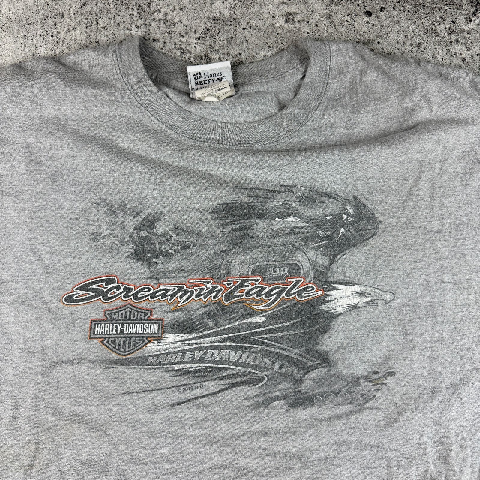 Harley Davidson Vintage Harley Davidson Shirt Screaming Eagle Size XL Tall Size US XL / EU 56 / 4 - 1 Thumbnail