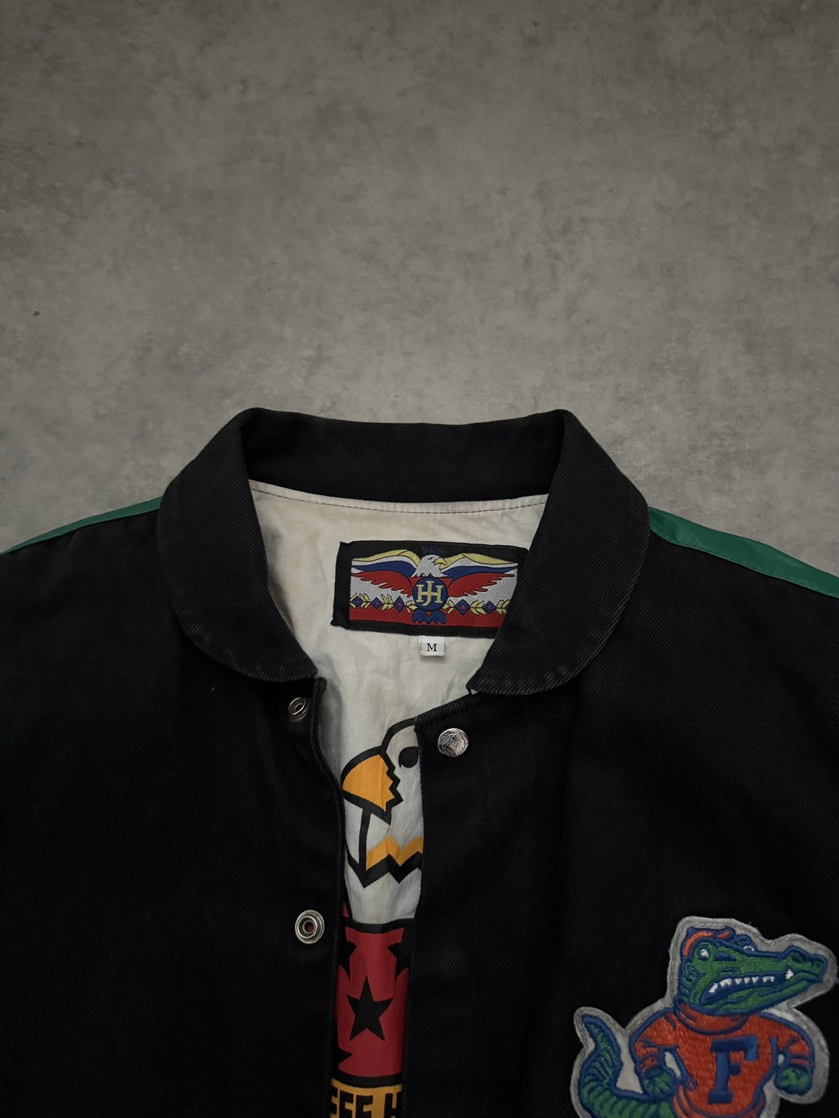 Jeff Hamilton Rare 90s Jeff Hamilton Florida Gators Lether Jacket Medium Size US M / EU 48-50 / 2 - 3 Thumbnail