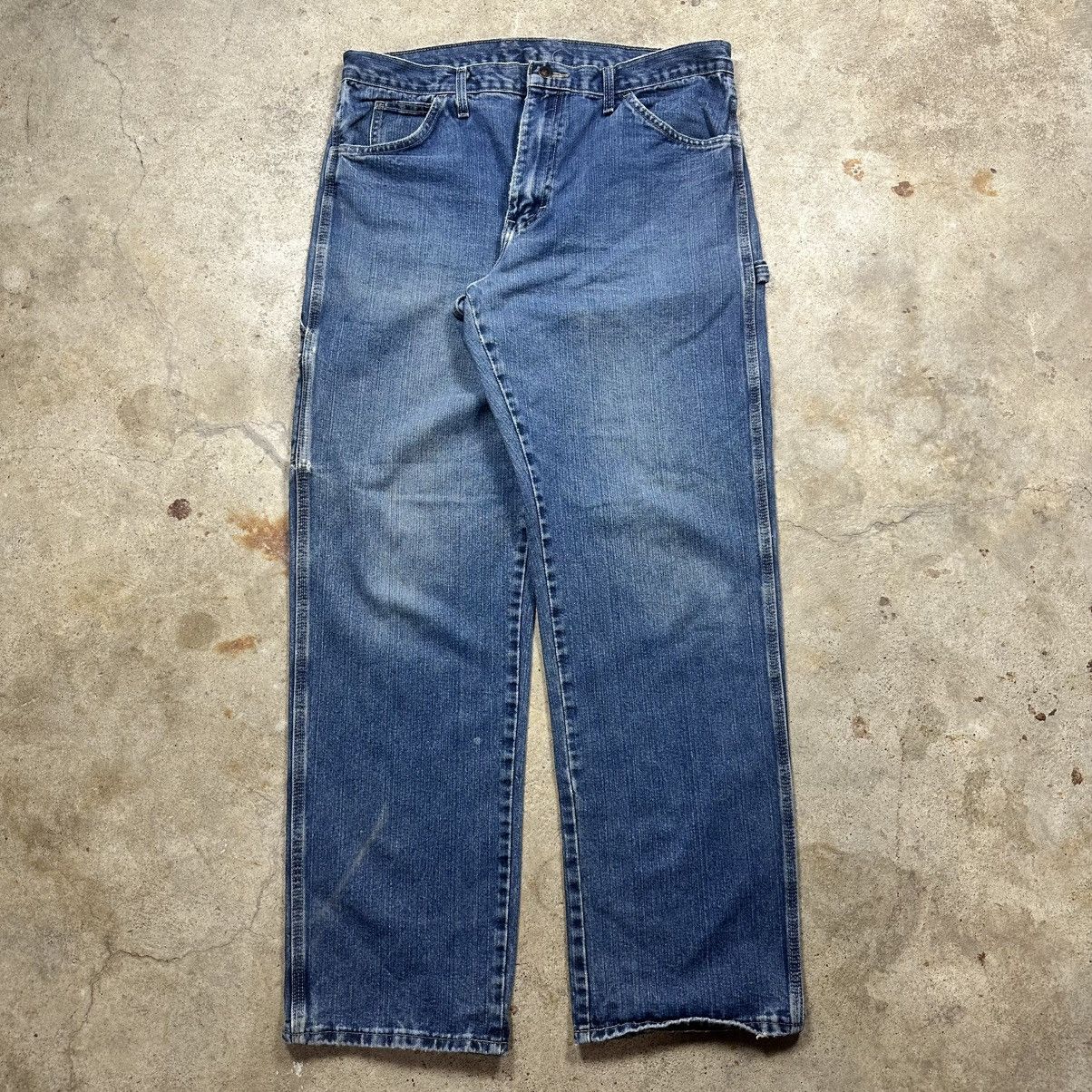 Dickies VTG Y2K Dickies Blue Denim Workwear Carpenter Jeans Size 36 Size US 36 / EU 52 - 5 Thumbnail
