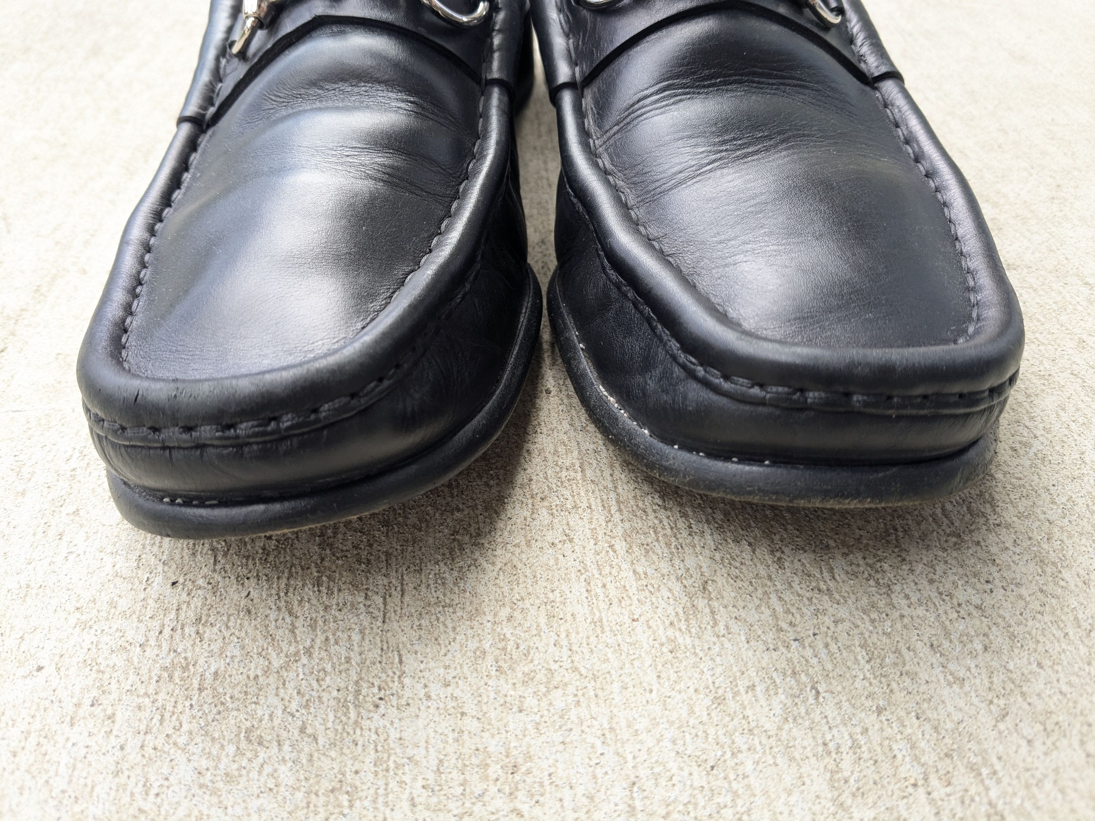 Gucci × Tom Ford Gucci Horsebit Loafers Black Leather 11 D Snaffle Slip On Size US 11 / EU 44 - 2 Thumbnail