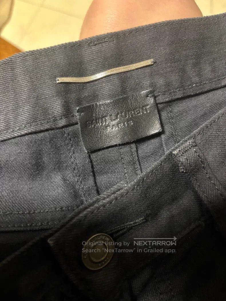 Saint Laurent Paris Saint Laurent Paris Original Year Slim Fit Basic Denim Jea Size US 32 / EU 48 - 3 Thumbnail