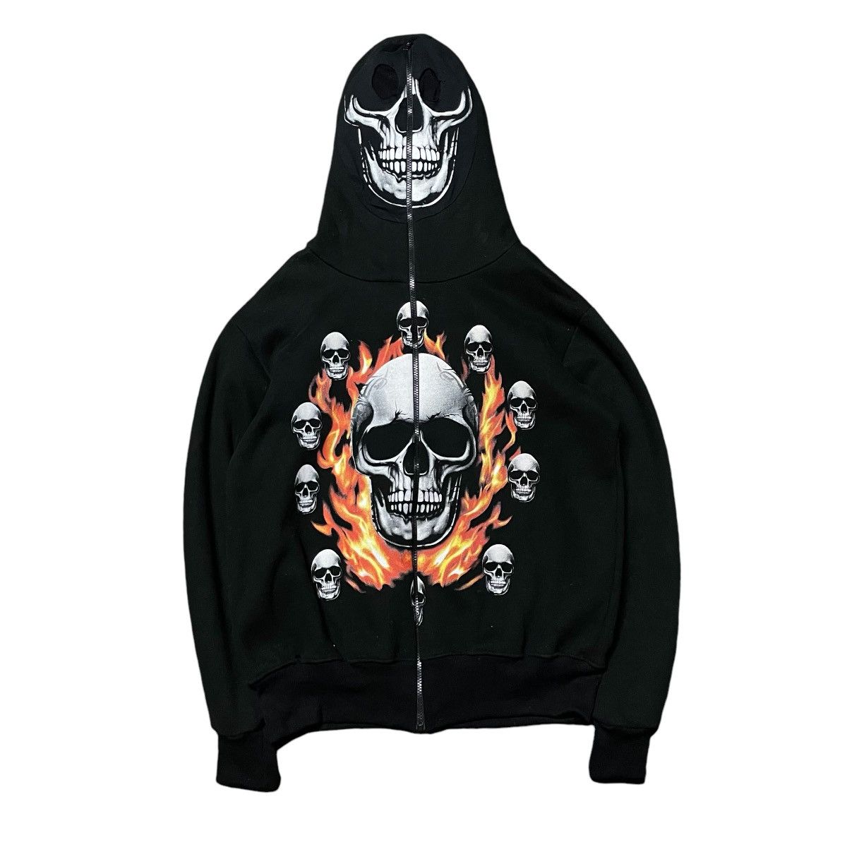 Other 💥Jerry Beck Skulls Flames Fullzipper Hoodie Size US M / EU 48-50 / 2 - 1 Thumbnail