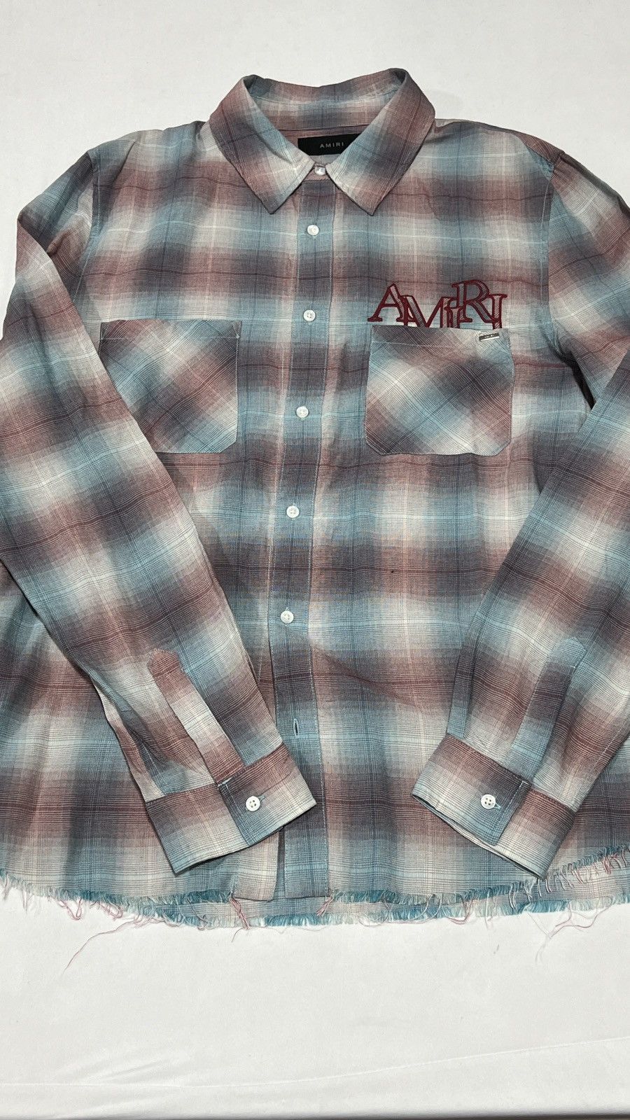 Amiri Amiri Staggered Plain Shirt Size US XL / EU 56 / 4 - 1 Thumbnail