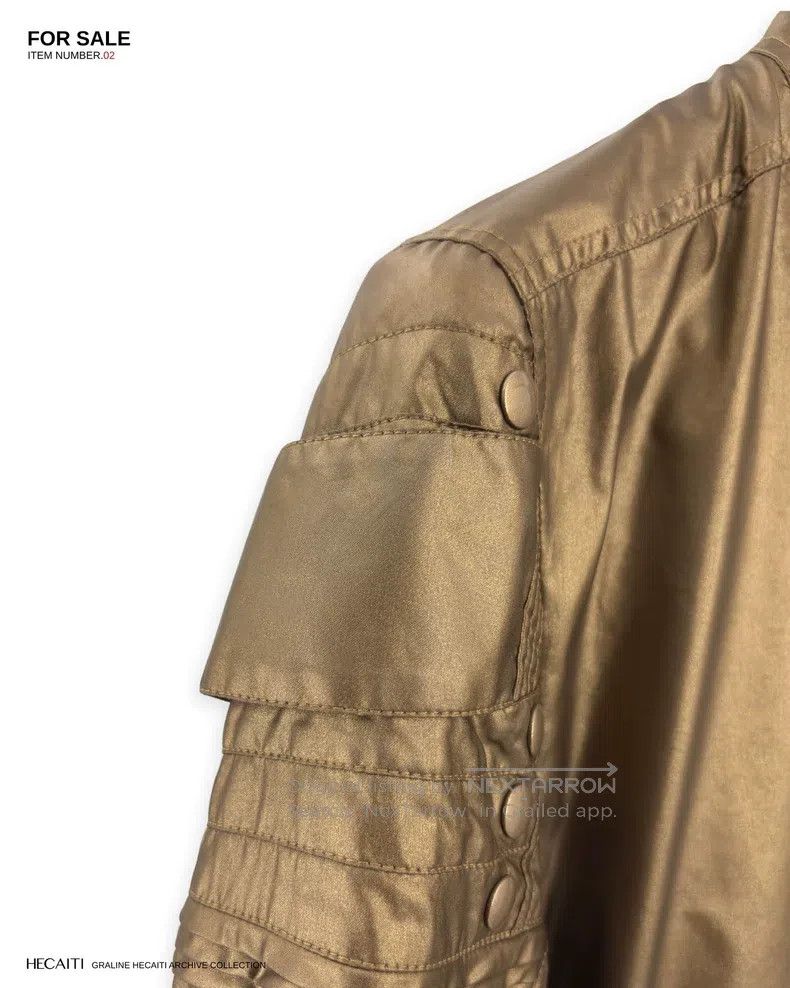Dior Dior Gilt Knight Armor Deconstructed Tech Fabric Windbreak Size US S / EU 44-46 / 1 - 5 Thumbnail