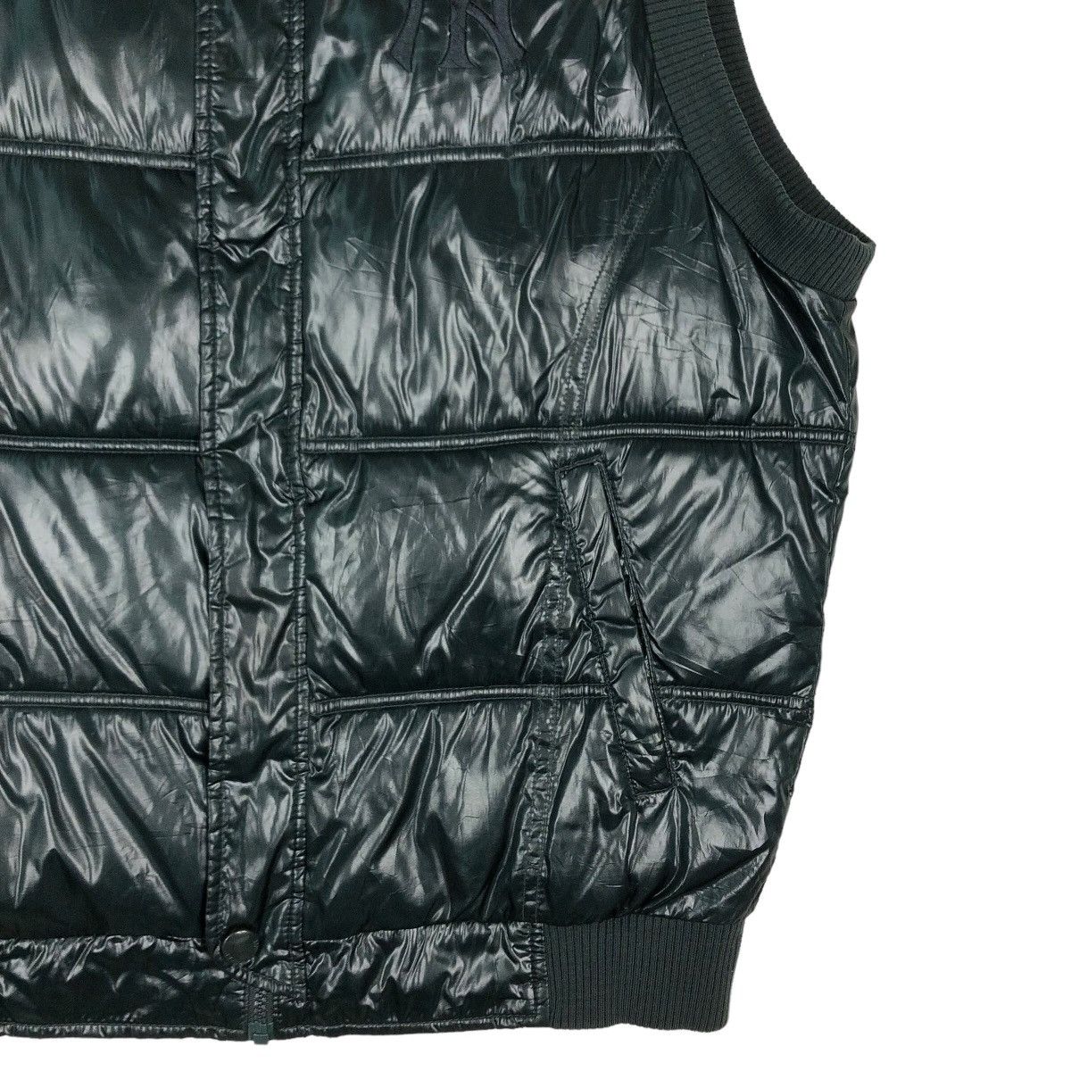 New York Yankees 🔥Vintage Sleeveless Biker Puffer Down Jacket MLB New York Size US M / EU 48-50 / 2 - 5 Thumbnail