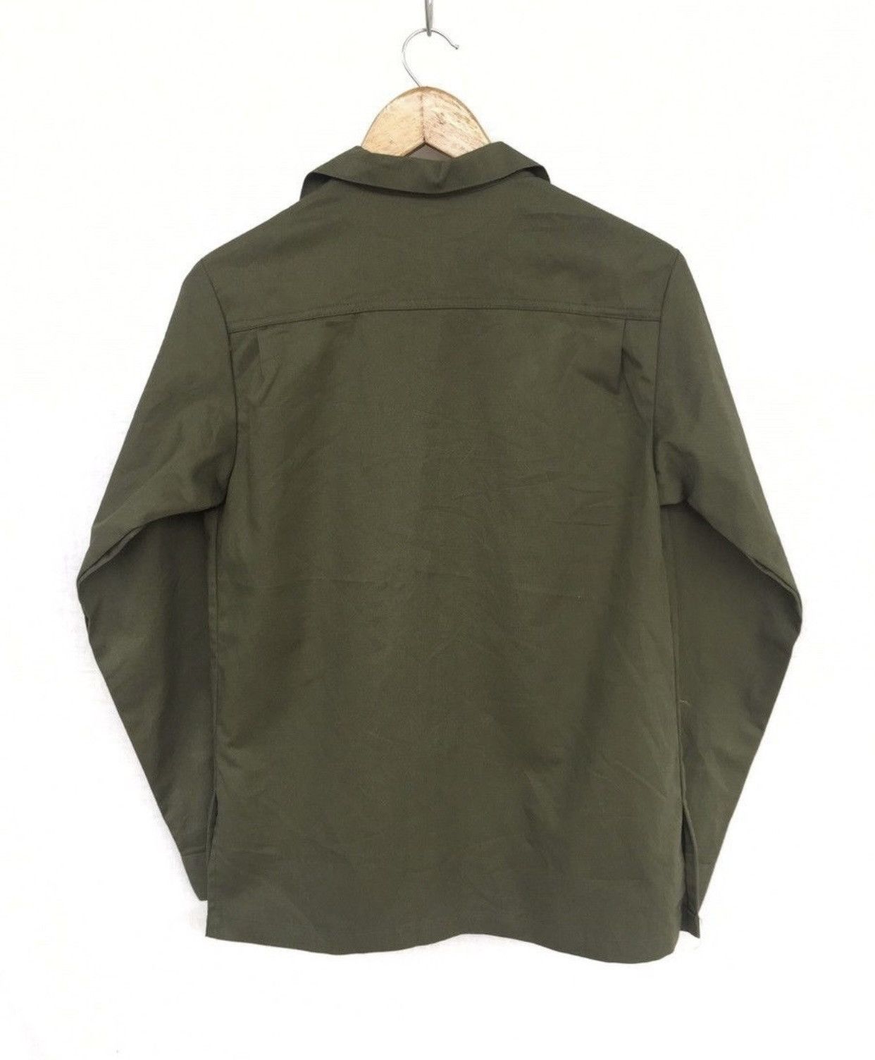 Vintage 🔥Vintage Military Utility Women patches Shirt Button Size M / US 6-8 / IT 42-44 - 3 Thumbnail