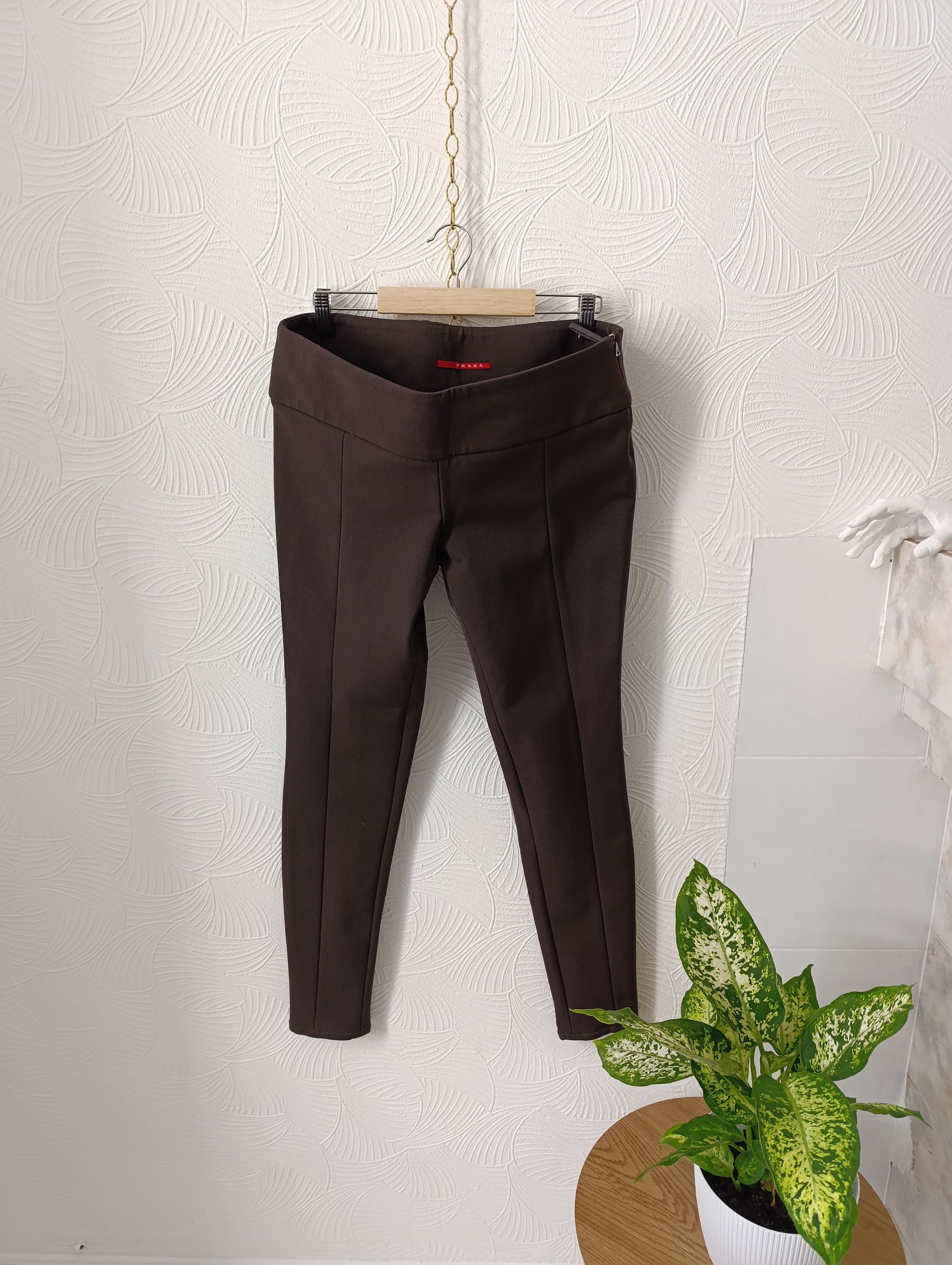 Prada PRADA SPORT VINTAGE WOMENS LEGGINGS TROUSERS Size 32" / US 10 / IT 46 - 1 Thumbnail
