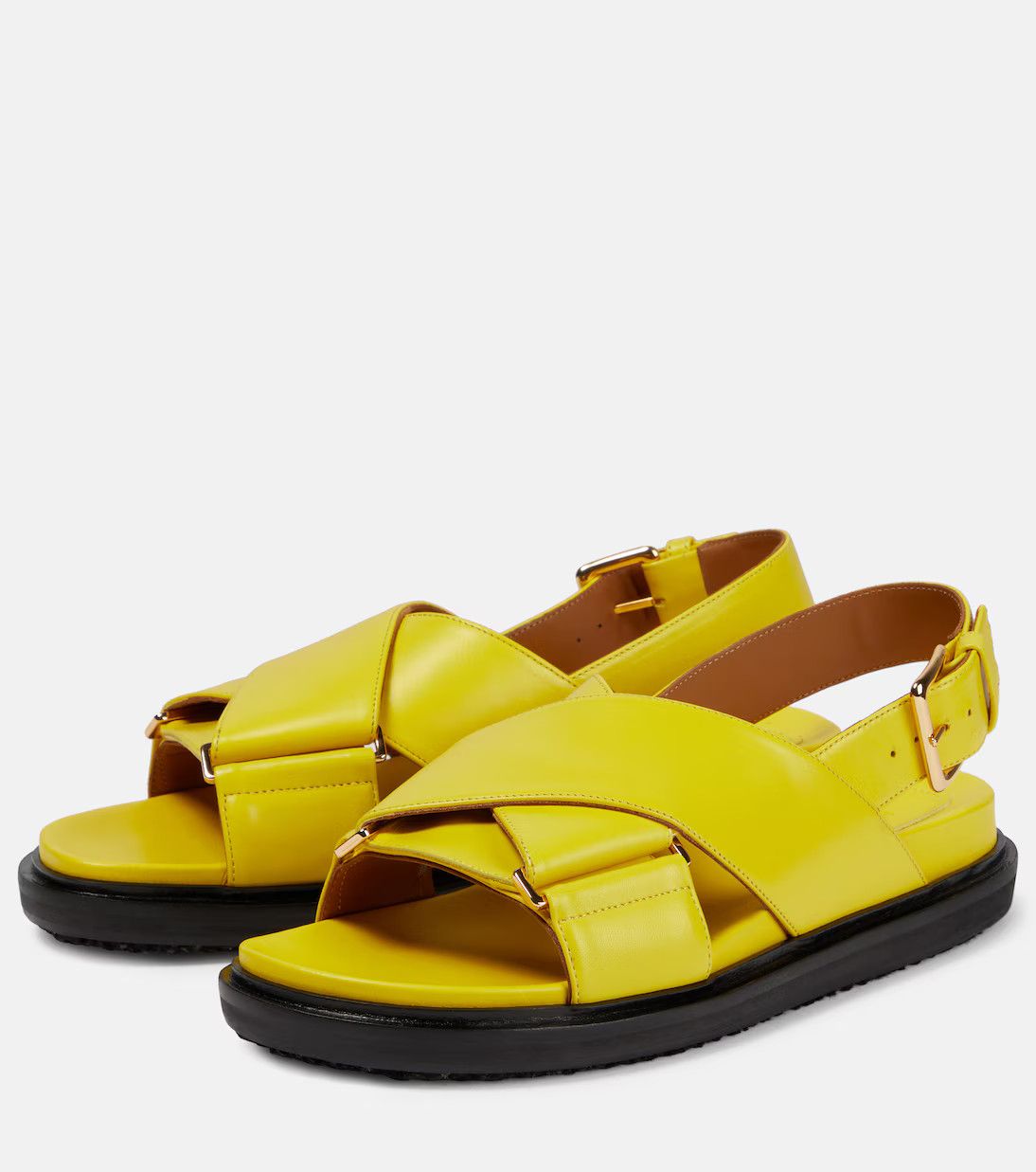 Marni o1y1025 Sandals in Yellow Size US 6 / IT 36 - 2 Thumbnail