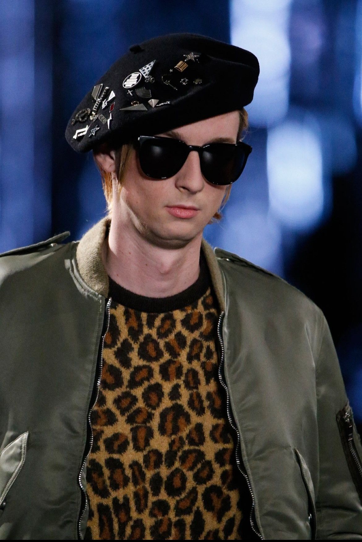 Hedi Slimane × Saint Laurent Paris 15FW Black Nylon MA-1 Bomber Jacket sz44 Size US S / EU 44-46 / 1 - 9 Thumbnail