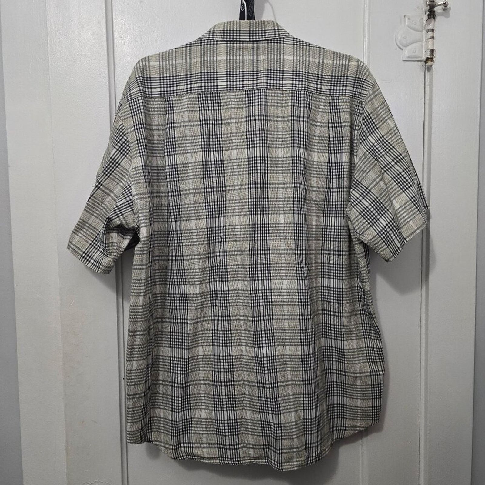 Pronto Uomo Pronto Uomo Firenze Glen Plaid Short Sleeve Made in Italy Size US XL / EU 56 / 4 - 2 Thumbnail