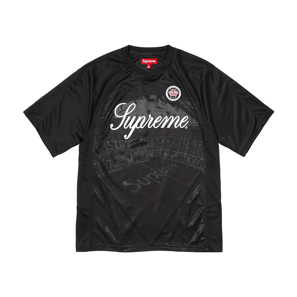 Supreme Supreme Black Bandana Football Jersey (SS25) | Grailed