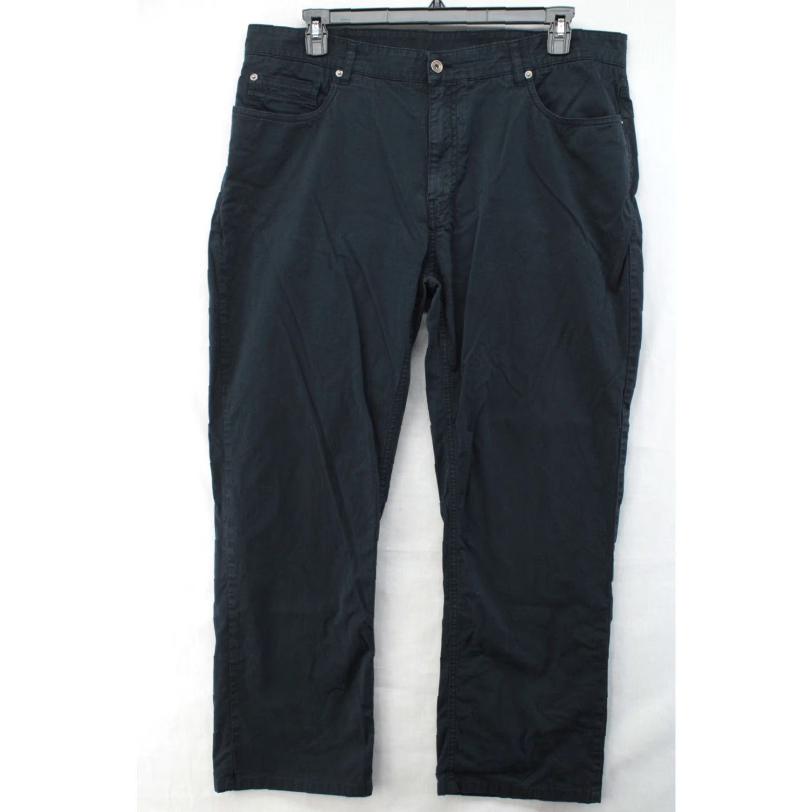 Robert Talbott VINTAGE Robert Talbott Ventana Pants Mens 40X29 Dark Blue Classic Stretch Casual Friday Size US 40 / EU 56 - 2 Thumbnail