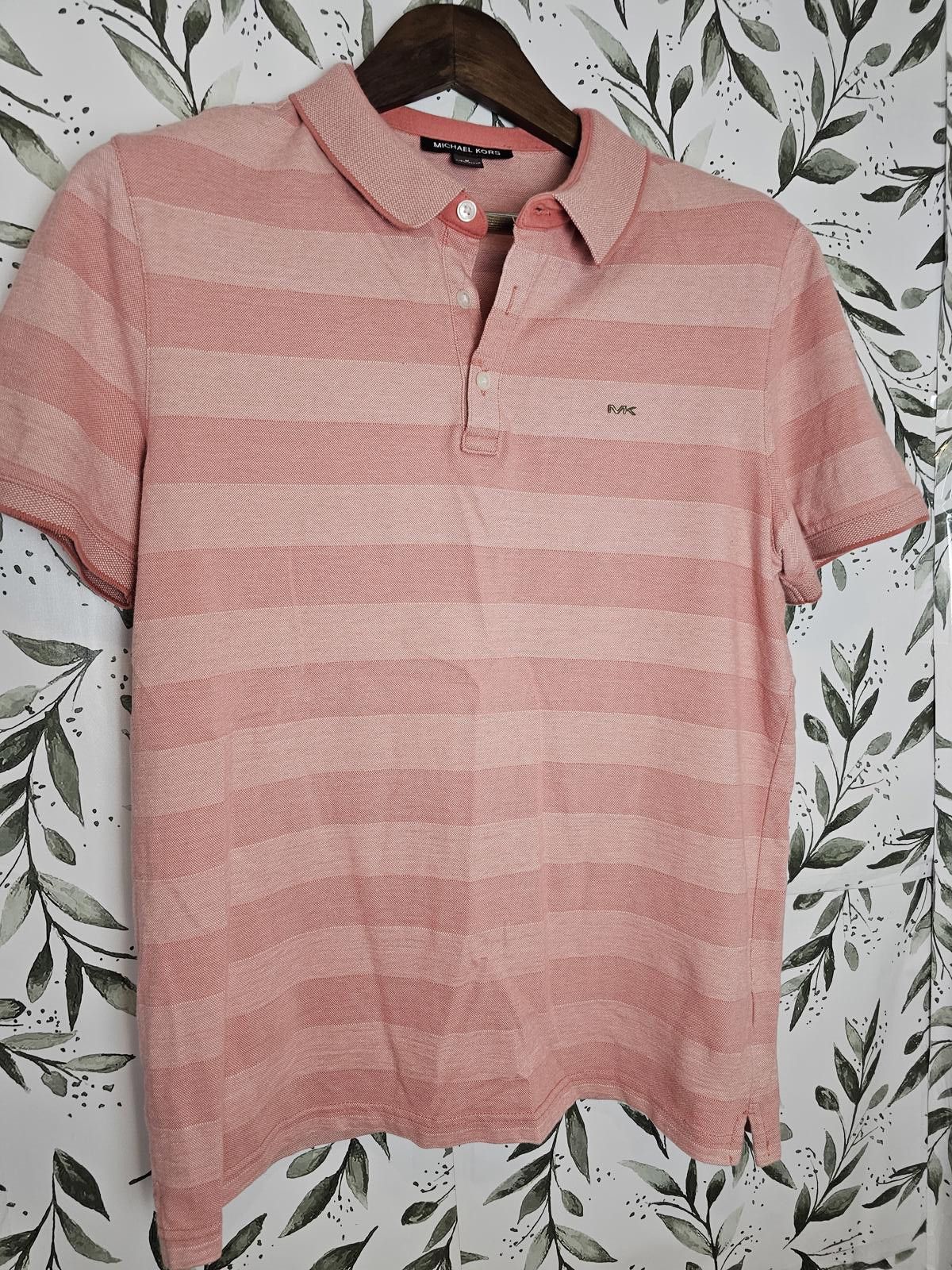 Michael Kors Michael Kors Top Peach Mens Size M Collar Shirt Size 36R - 2 Thumbnail