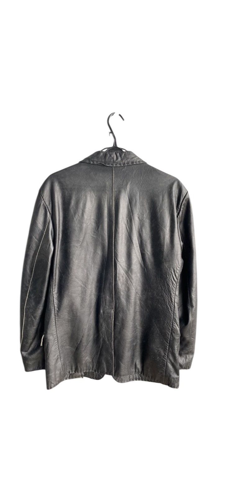 Genuine Leather Roberto Massini Genuine Horse Leather Black Jacket Size US M / EU 48-50 / 2 - 2 Thumbnail