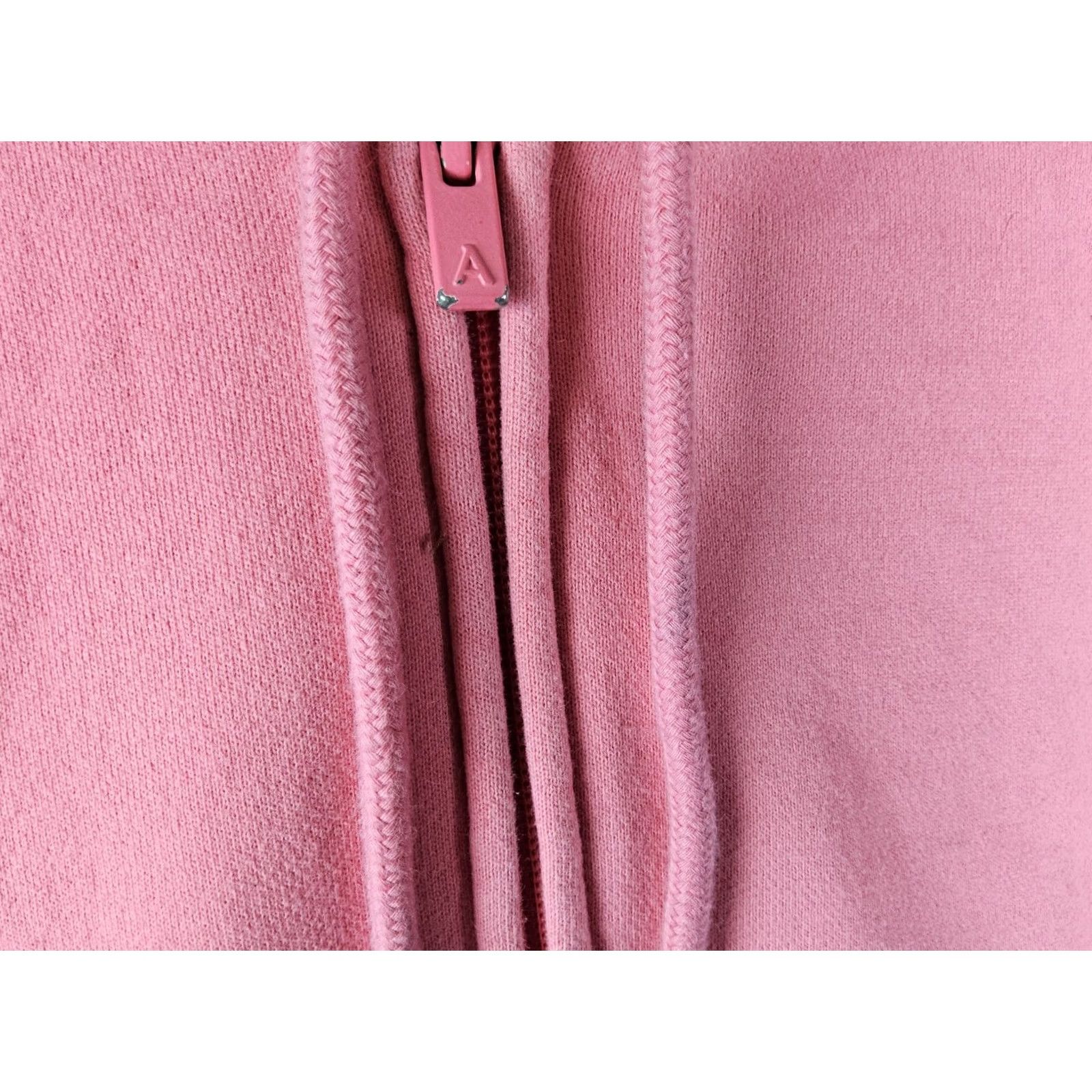 Aritzia Aritzia Hoodie Womens Pink Size M Cropped Sweatfleece Boyfriend Fit Full Zip Hooded Pockets Oversized Size M / US 6-8 / IT 42-44 - 3 Thumbnail