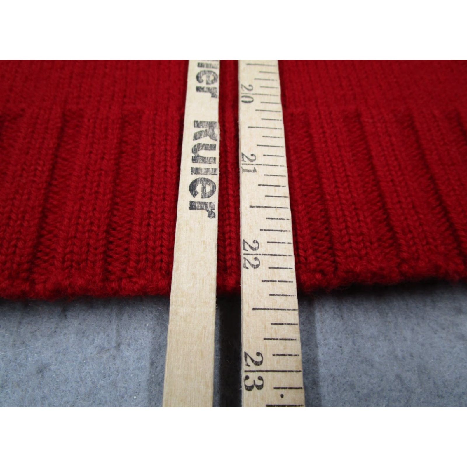 Bogner Bogner Sweater Women 34 Red Wool 1/4 Zip Knit Pullover Long Sleeve Made in Italy Size XXS / US 00 / IT 34 - 7 Thumbnail