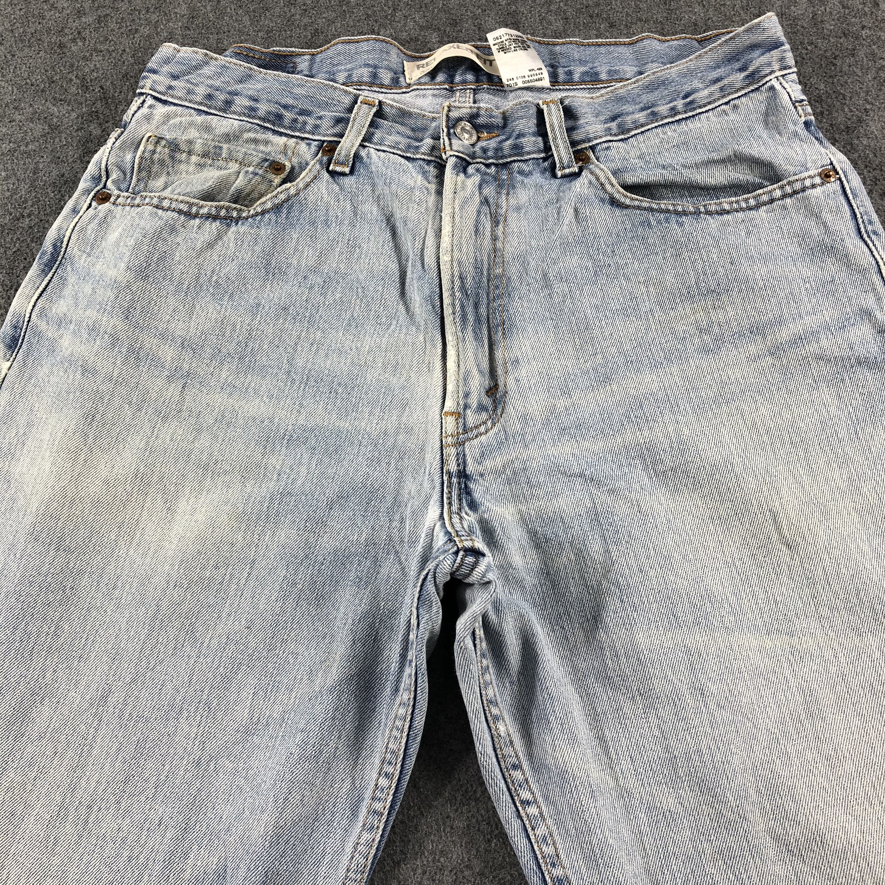 Levi's Vintage Blue Wash Levis 550 Jeans-J2377 Size US 33 - 3 Thumbnail