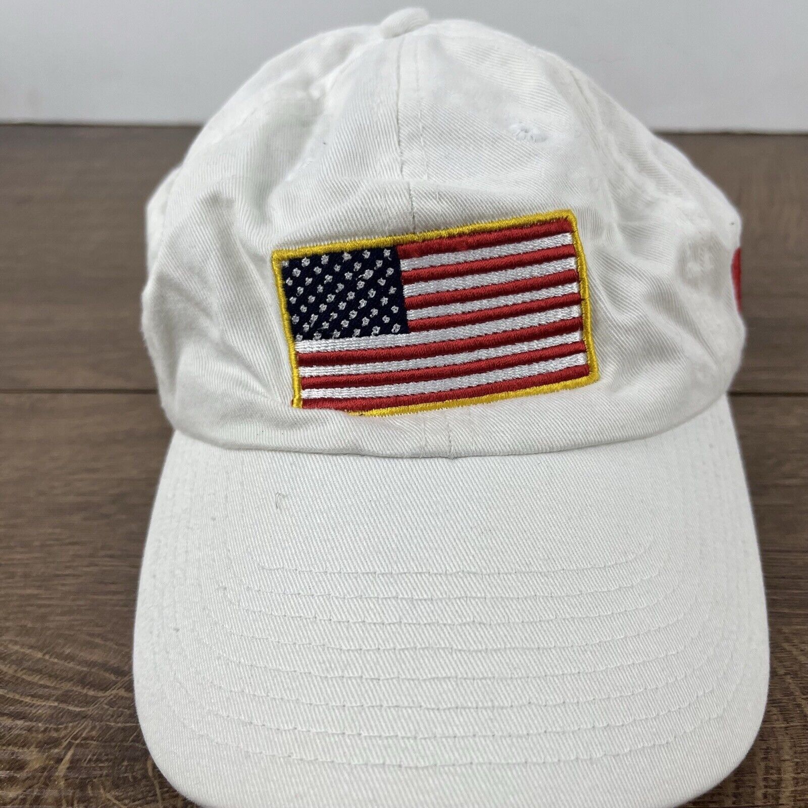 Other USA Flag Hat American Flag Adjustable Hat White Adjustable H Size ONE SIZE - 7 Thumbnail