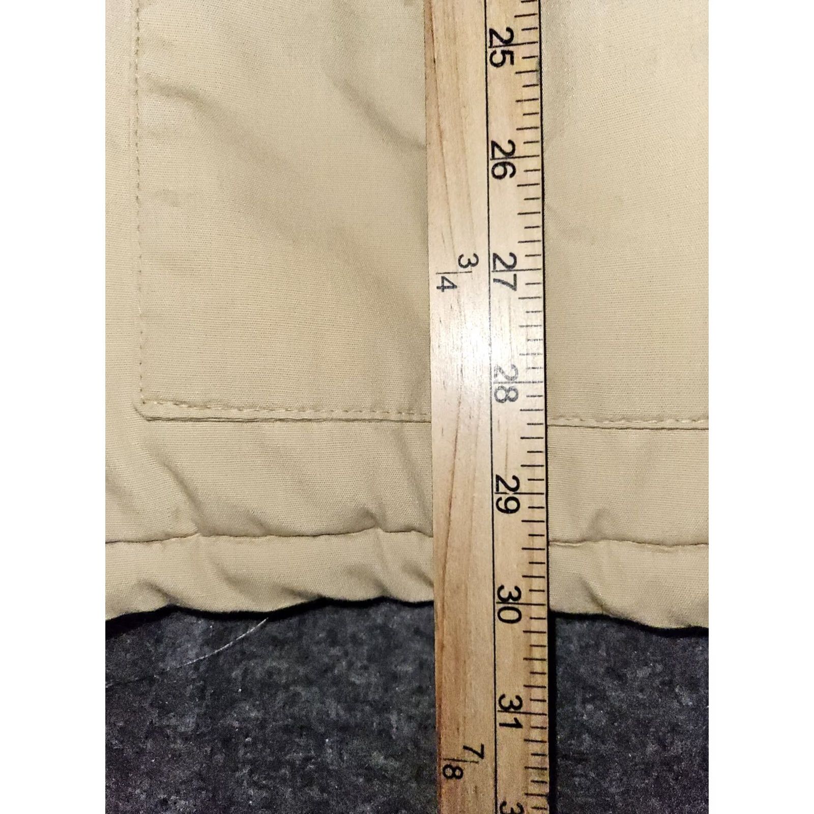 Dunbrooke VINTAGE Dunbrooke Jacket Mens XL Tan Blue Zip Snap Embroidered Railroad USA 80s 90s Comfort Pockets Full Zip Snaps Size US XL / EU 56 / 4 - 5 Thumbnail
