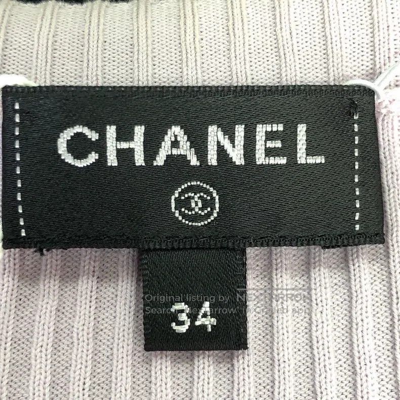 Chanel Chanel 22C lilac drop-shoulder hollow cardigan short sleev Size XXS / US 00 / IT 34 - 5 Thumbnail