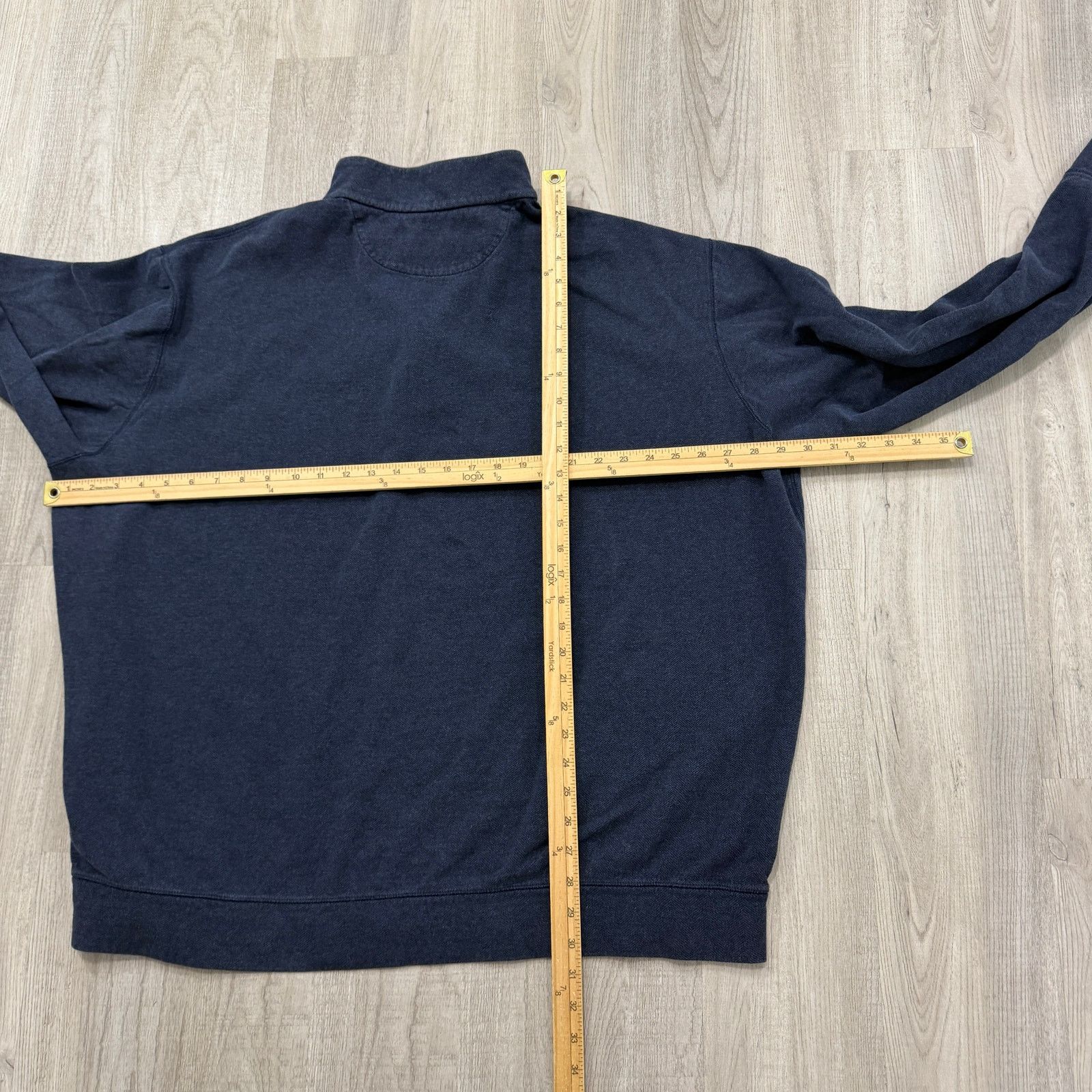 Polo Ralph Lauren Polo Ralph Lauren Knit Quarter Zip 3XL Blue Pullover Stretch Size US XXL / EU 58 / 5 - 7 Thumbnail