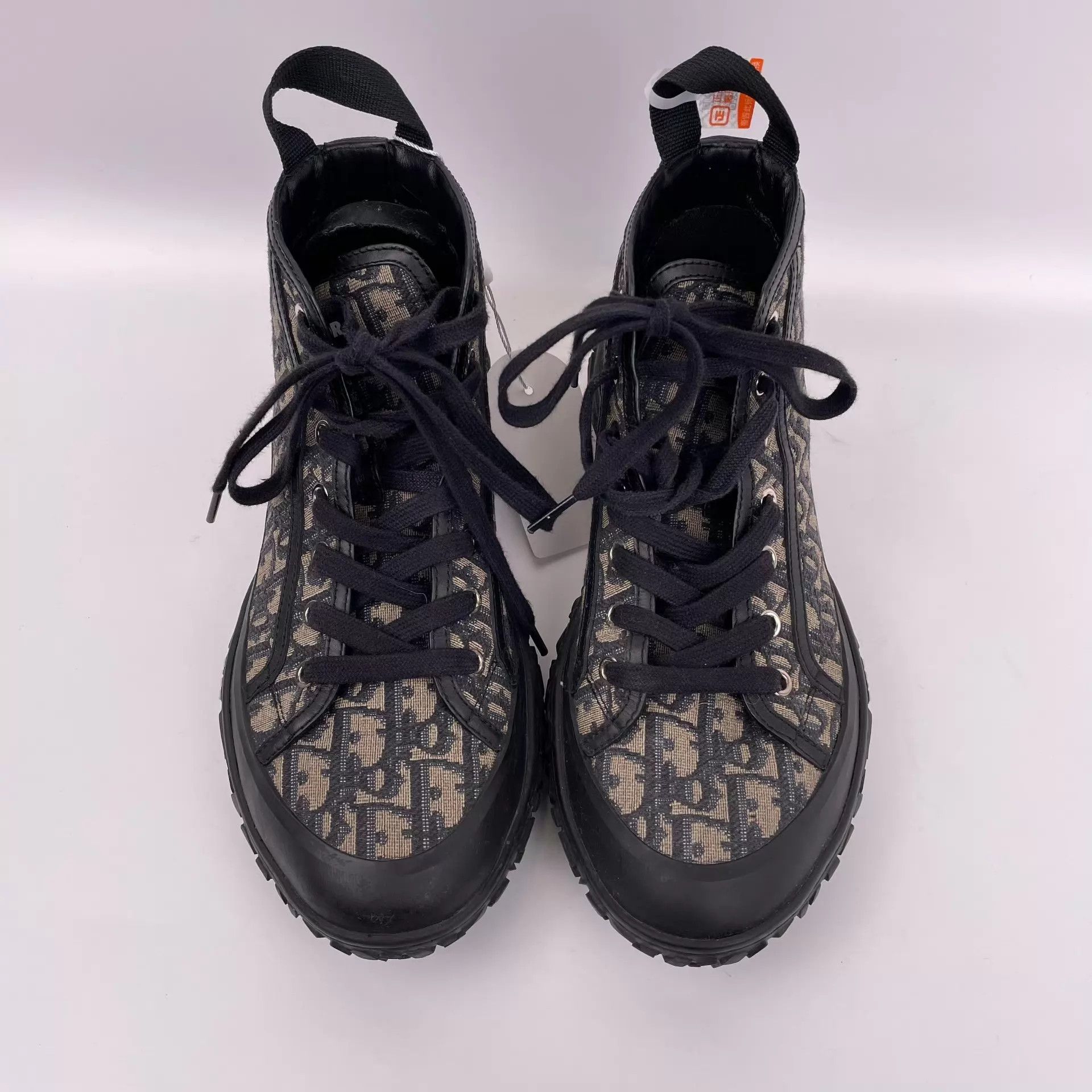 Dior Dior Classic Print High-Top Canvas Sneaker Size 42 Size US 9 / EU 42 - 1 Thumbnail
