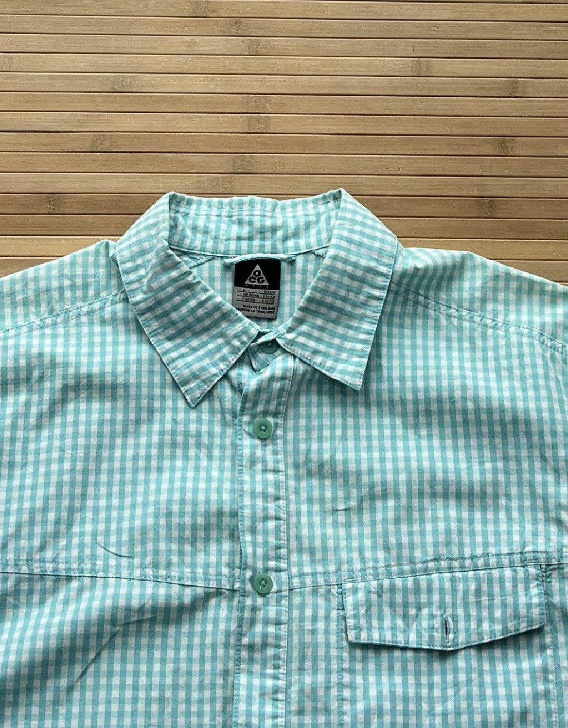 Nike ACG Vintage ACG Stripped shirt Size US XL / EU 56 / 4 - 2 Thumbnail