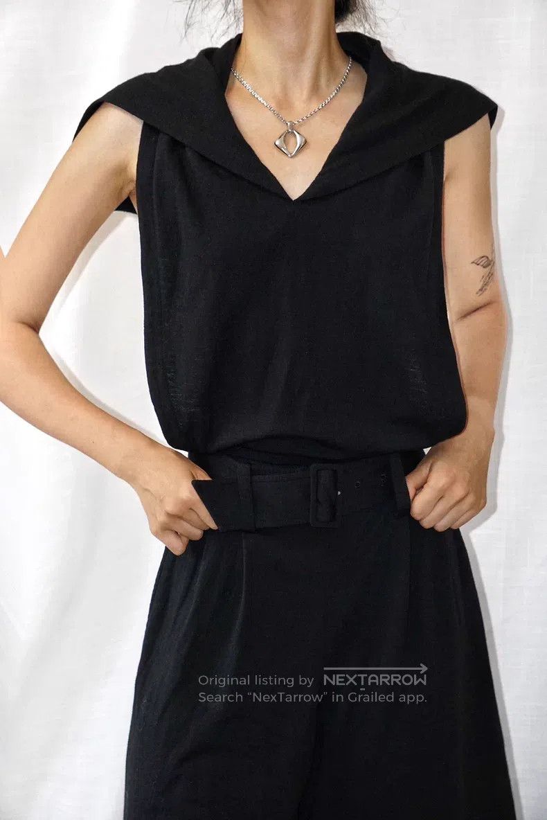 Comme des Garcons Comme Des Garcons size S Sleeveless wide-leg jumpsuit Size 23" - 4 Thumbnail