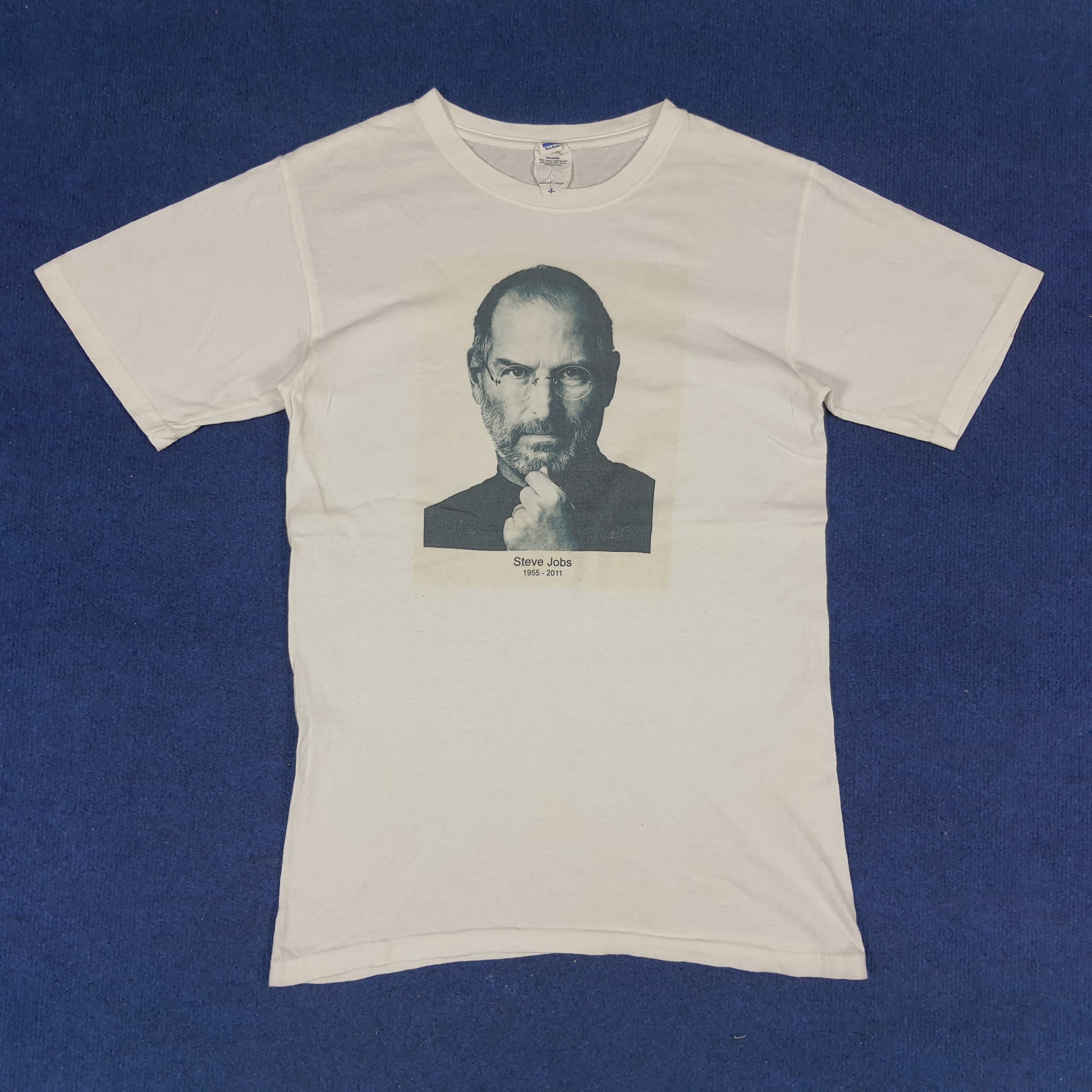 Apple × Vintage Vintage RIP Steve Jobs Apple Product Founder T-shirt Size US S / EU 44-46 / 1 - 1 Thumbnail