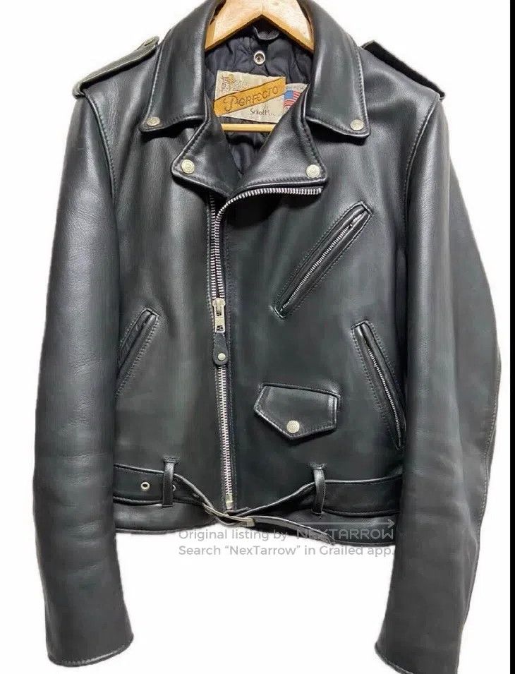 Schott Schott Classic leather jacket Size US XS / EU 42 / 0 - 1 Thumbnail