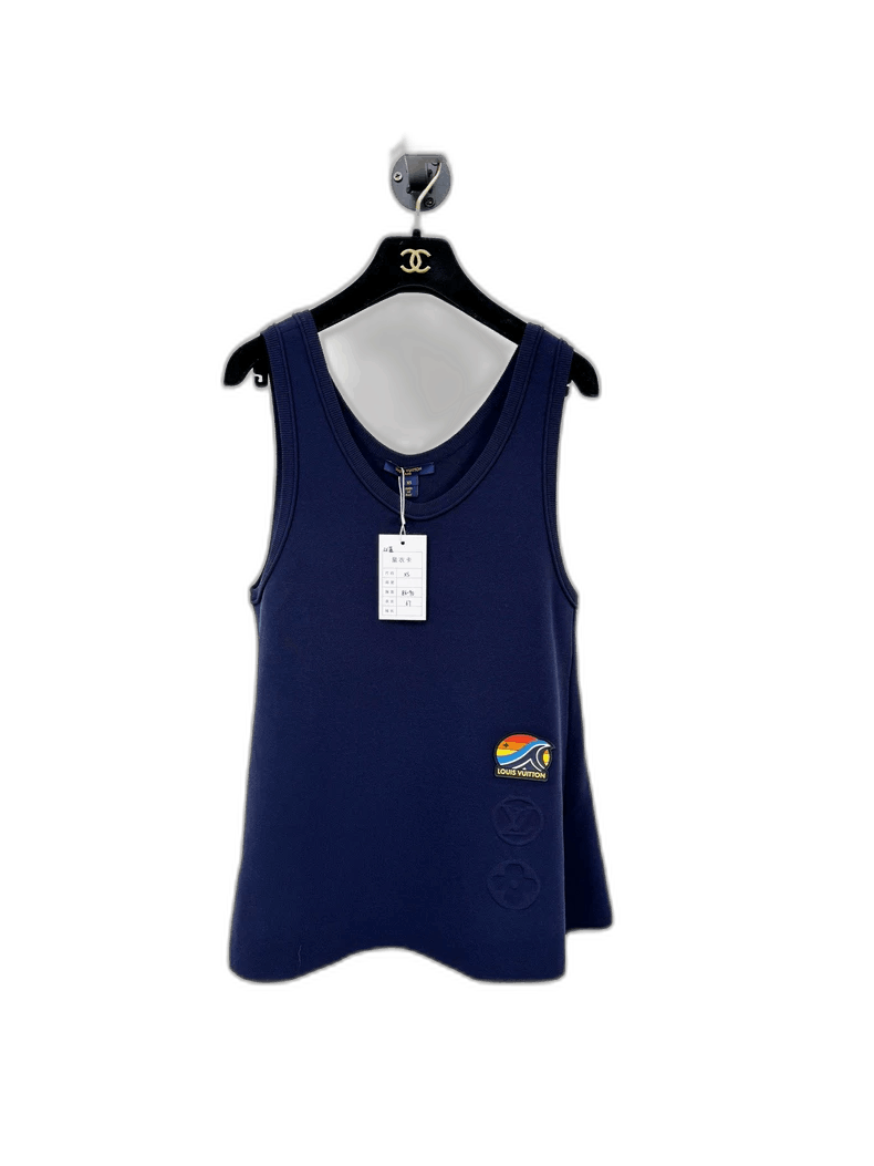 Louis Vuitton Louis Vuitton Blue Women's Tank Top -2505 Size XS / US 0-2 / IT 36-38 - 1 Thumbnail