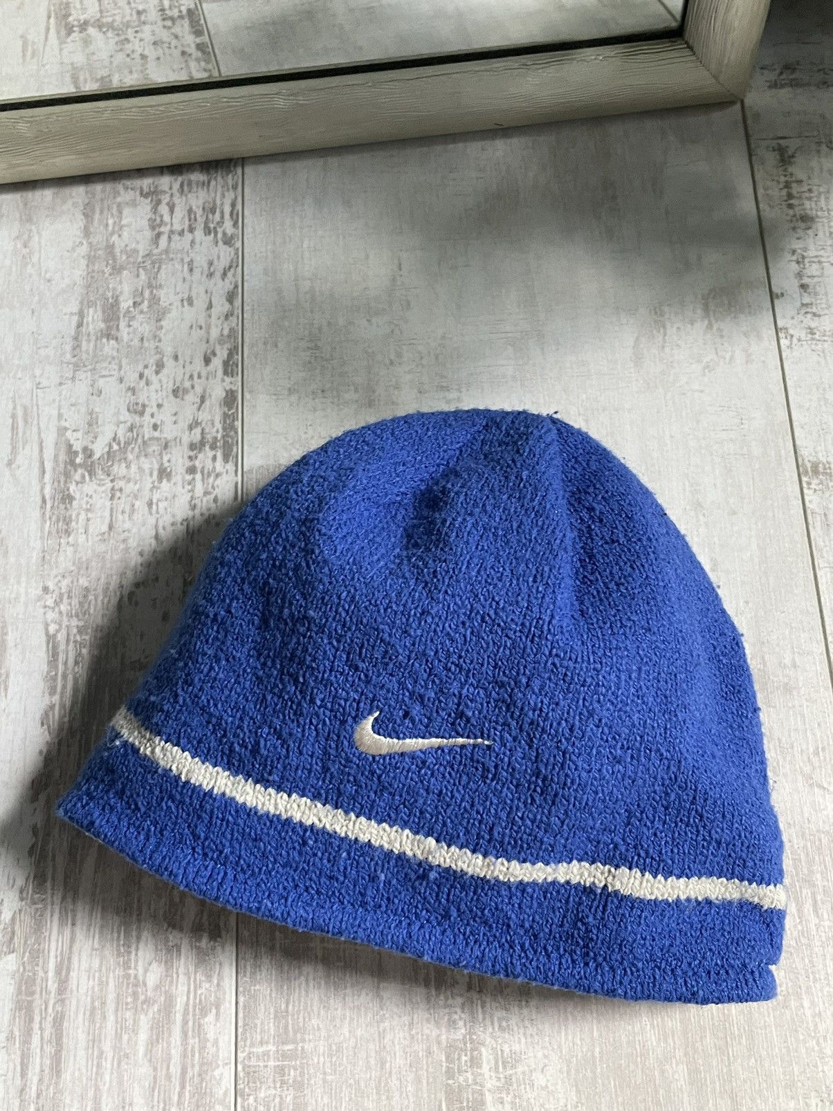 Nike Vintage Nike Golf 90’s White/Blue Hat Bilateral Y2K RARE Size ONE SIZE - 4 Thumbnail