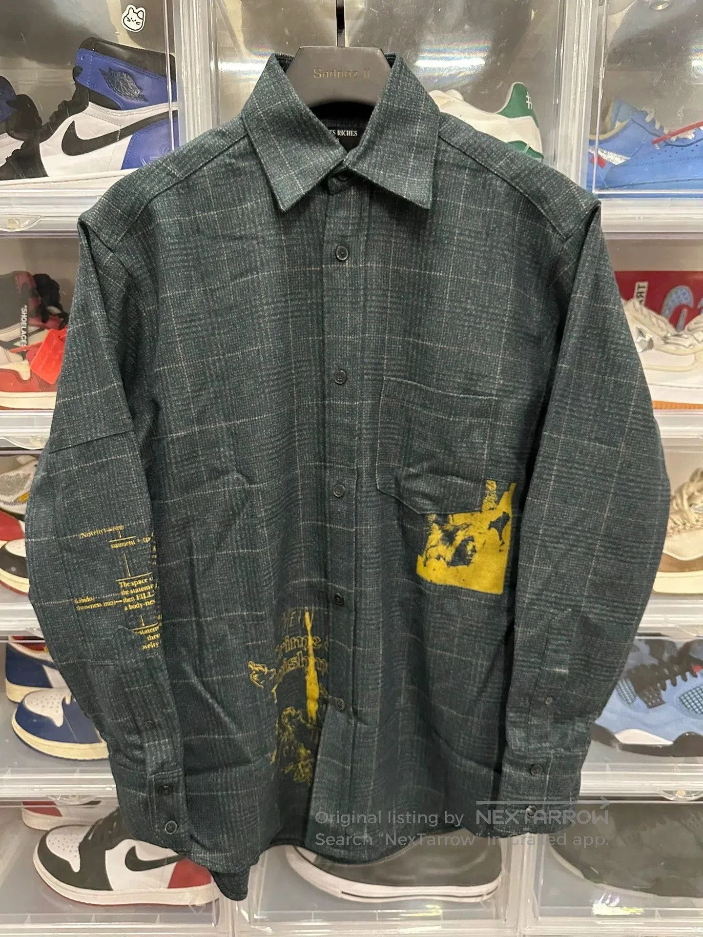 Enfants Riches Deprimes Enfants Riches Deprimes ERD 23FW Blue Plaid Wool Shirt. Size US M / EU 48-50 / 2 - 1 Thumbnail
