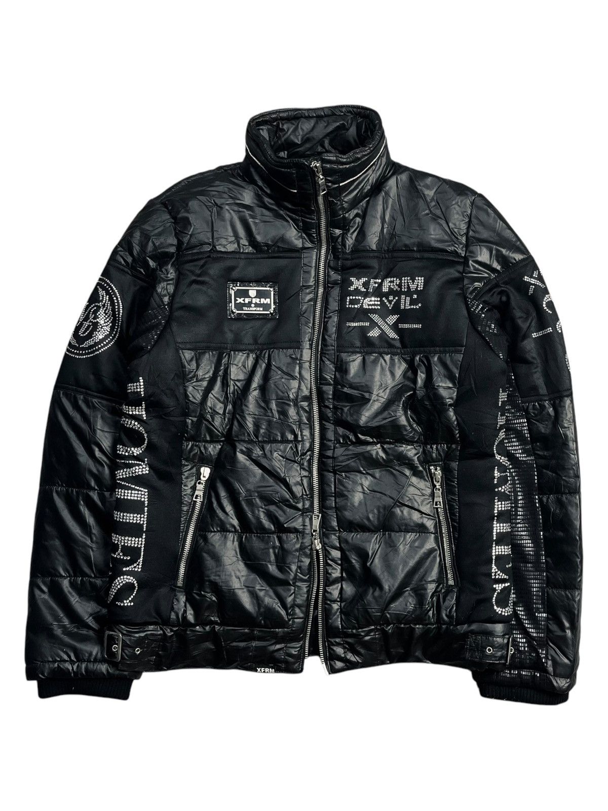 14th Addiction 2000s XFRM - Vkei Style XFRM Devil Puffer Jacket Size US M / EU 48-50 / 2 - 3 Thumbnail