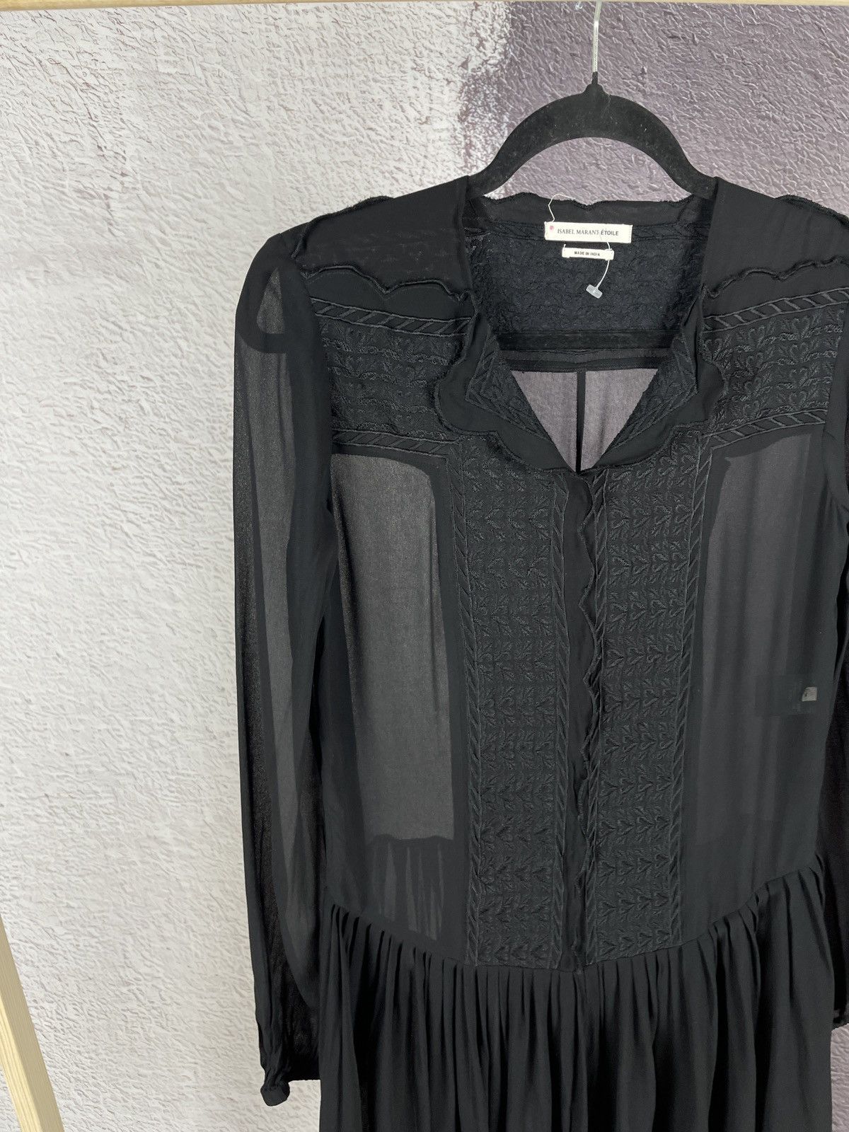 Isabel Marant Isabel Marant Etoile black dress lace Size XS / US 0-2 / IT 36-38 - 5 Thumbnail