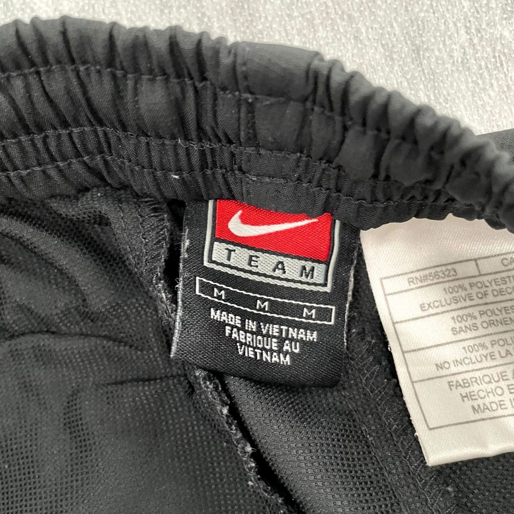 Nike VINTAGE Nike Pants Adult Medium Black Swoosh Athletic Mens M Track Pants with Pockets Size US 31 - 7 Thumbnail